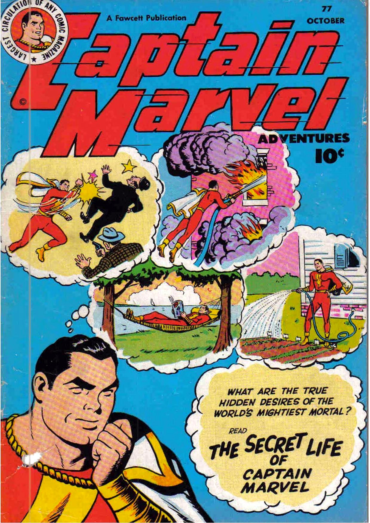 Captain Marvel Adventures #77 cover