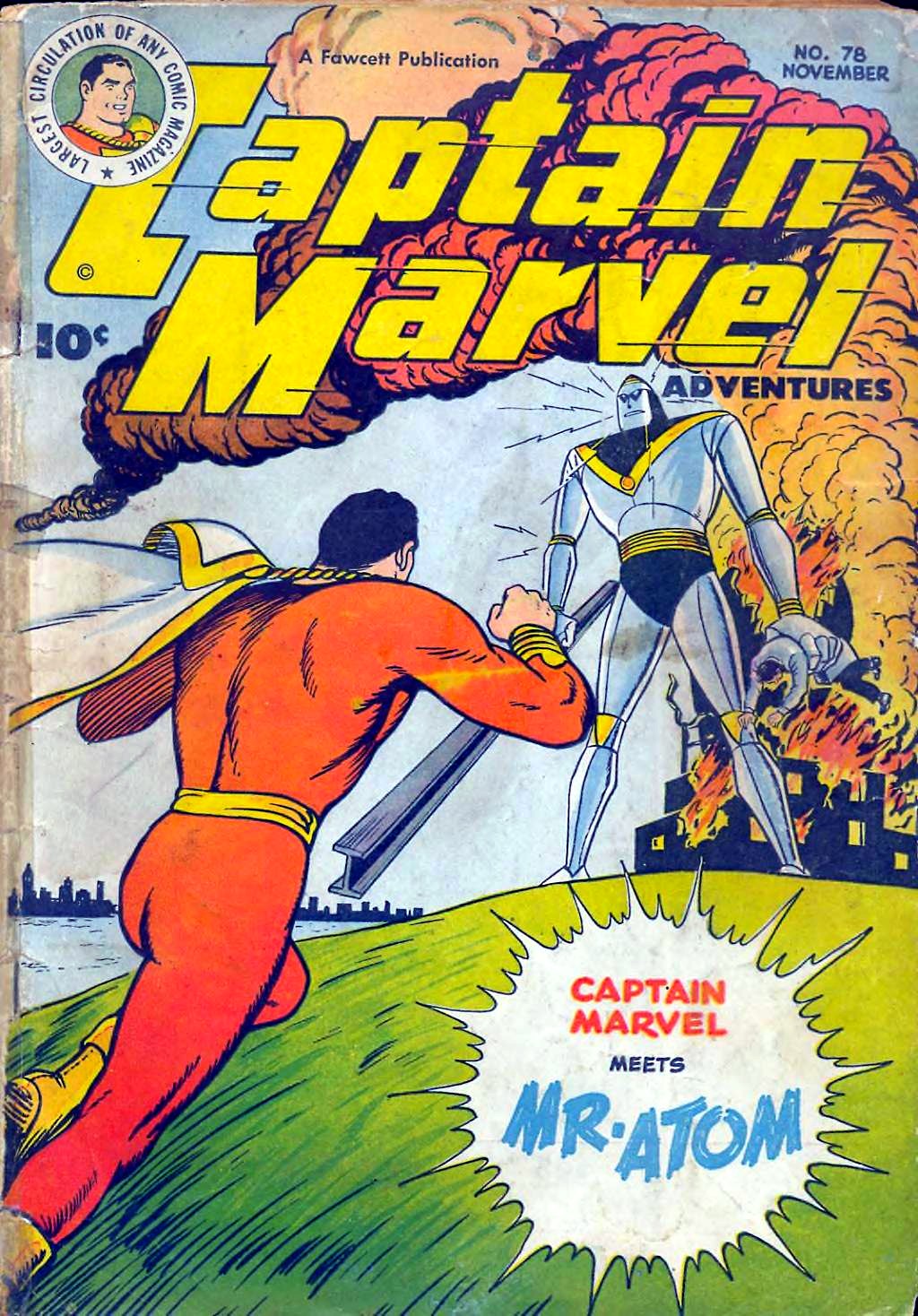 Captain Marvel Adventures #78 cover