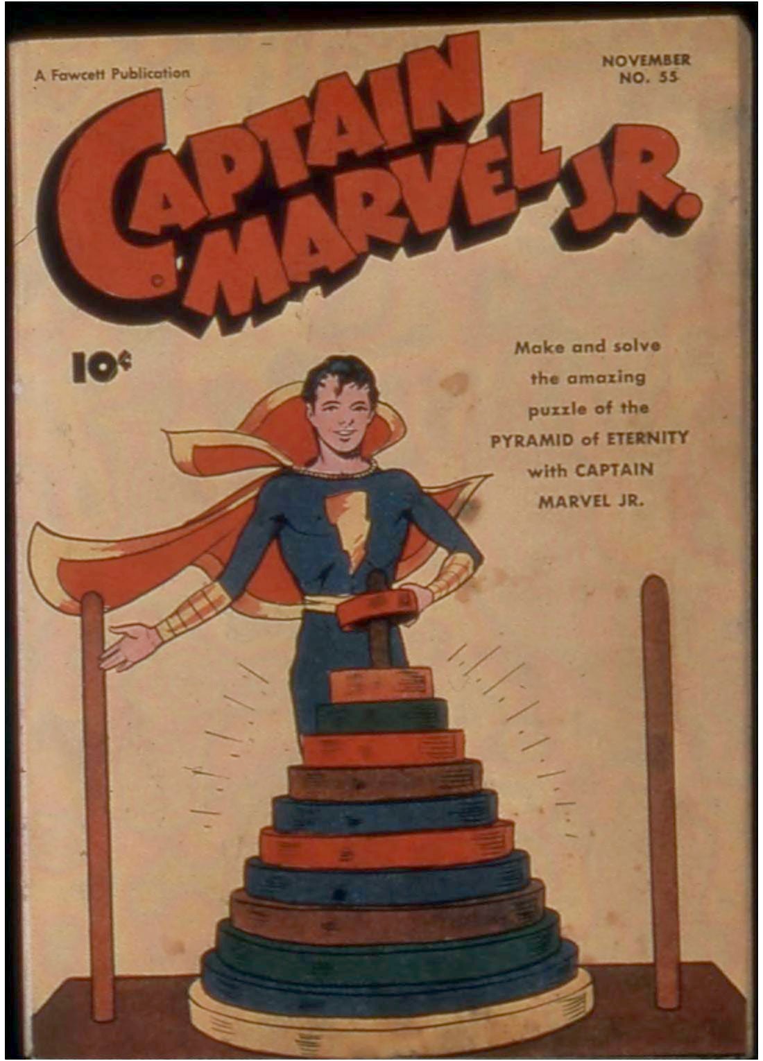 Captain Marvel Jr. #55 cover