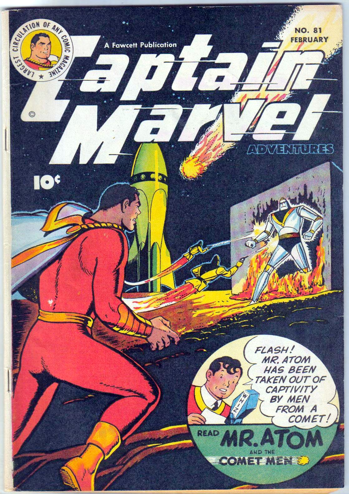 Captain Marvel Adventures #81 cover