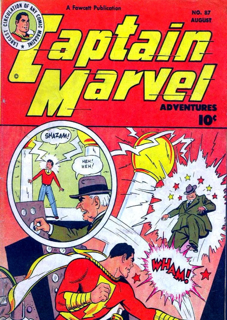 Captain Marvel Adventures #87 cover