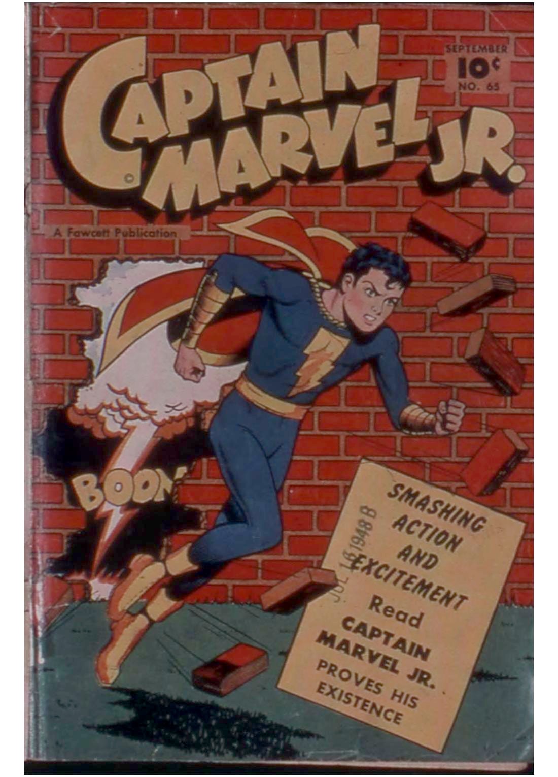 Captain Marvel Jr. #65 cover