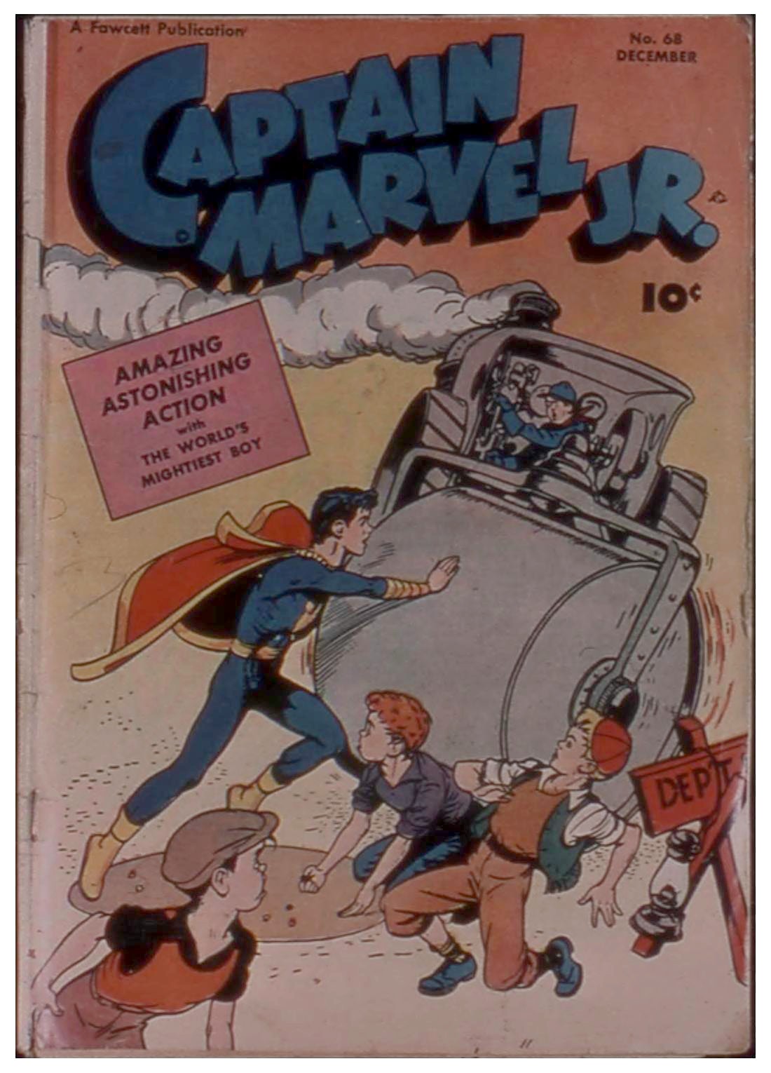 Captain Marvel Jr. #68 cover