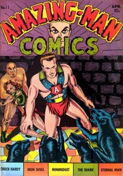 Amazing Man Comics #11 cover