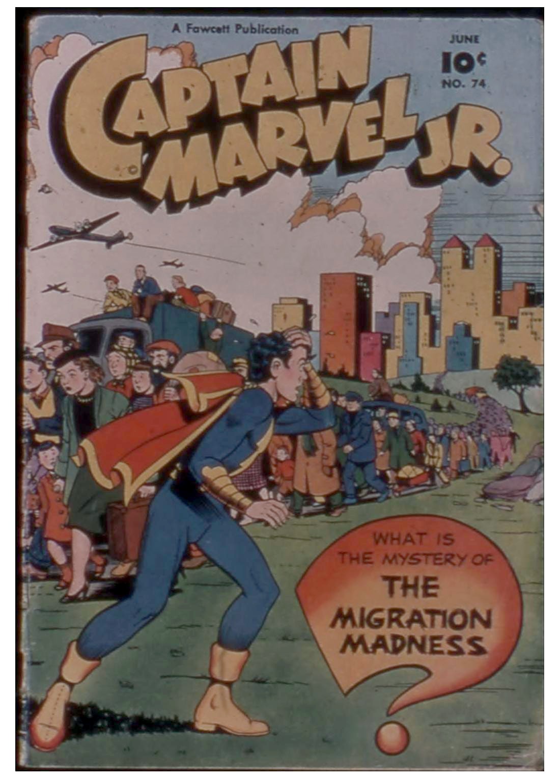 Captain Marvel Jr. #74 cover
