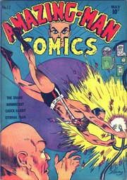 Amazing Man Comics #12 cover