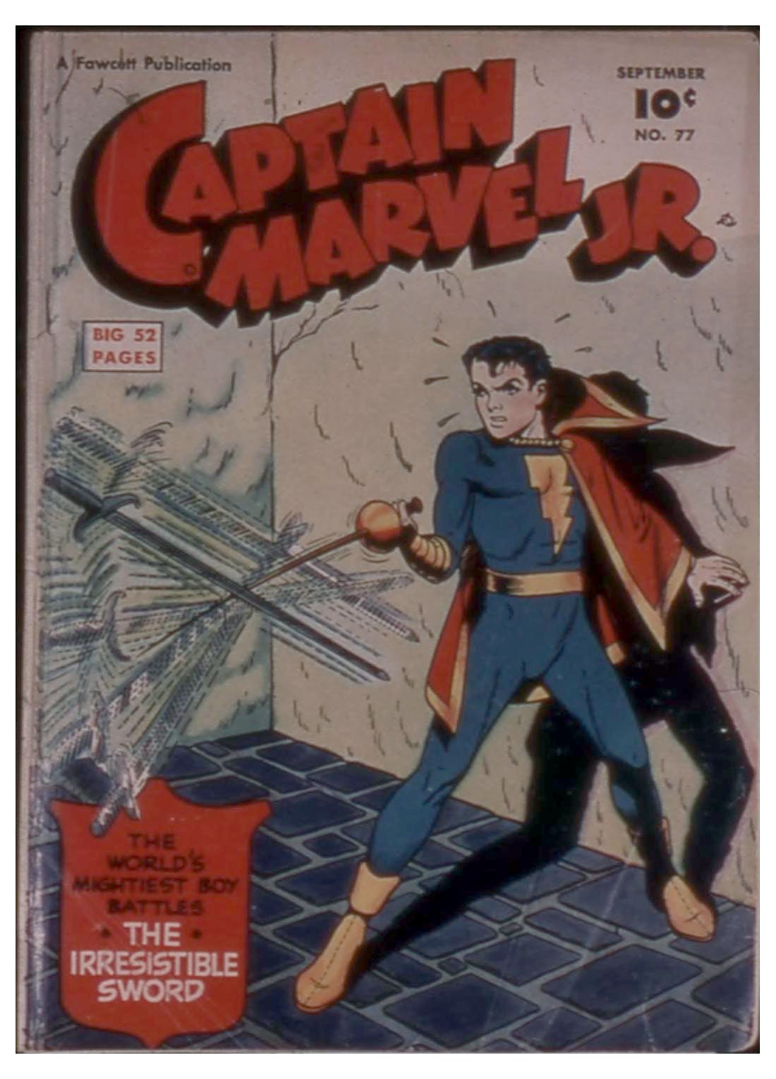 Captain Marvel Jr. #77 cover