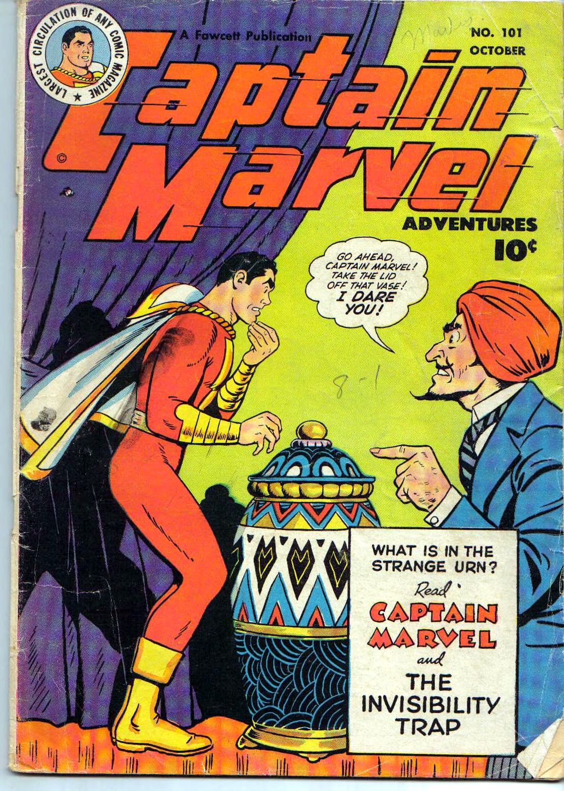 Captain Marvel Adventures #101 cover