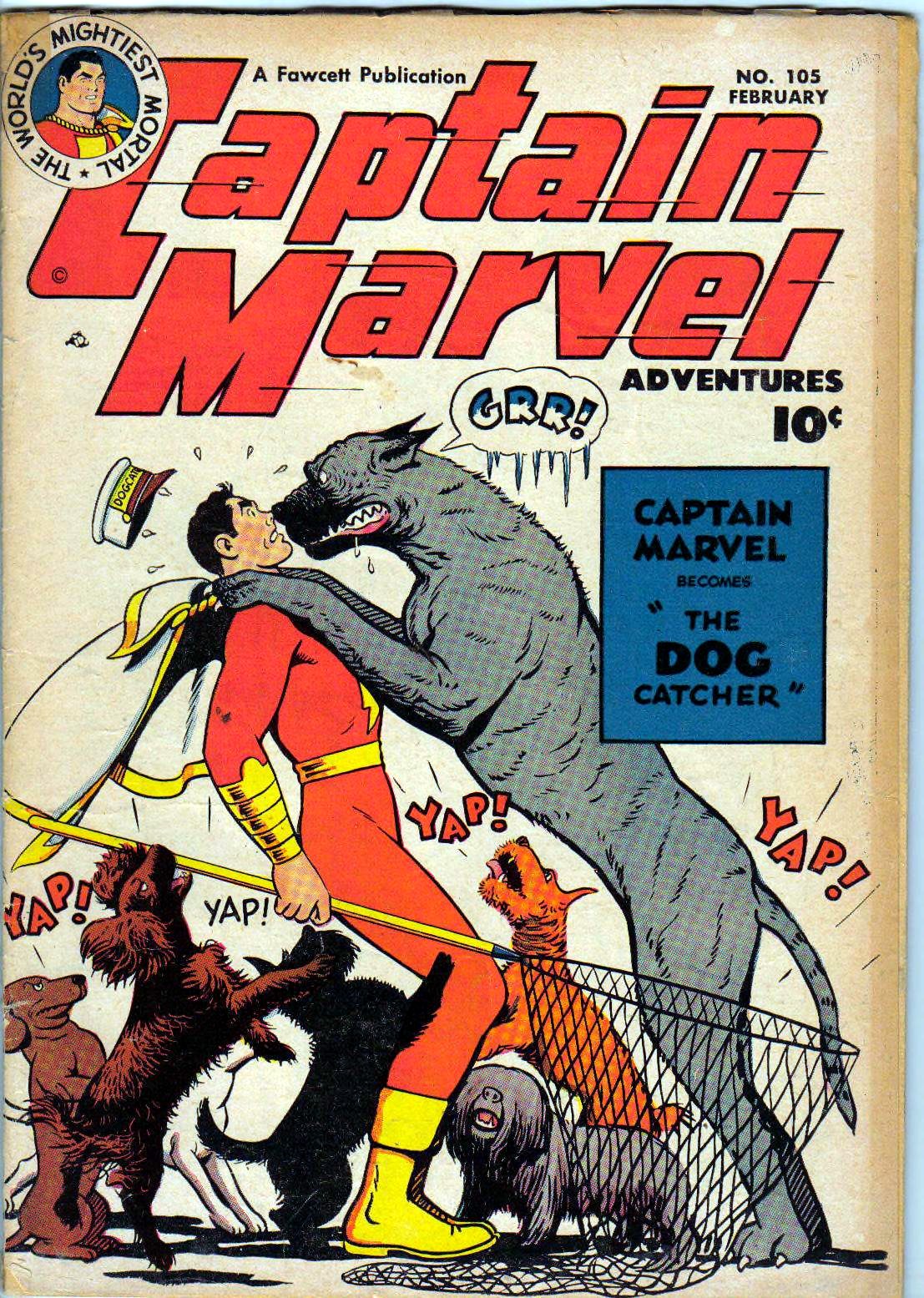 Captain Marvel Adventures #105 cover