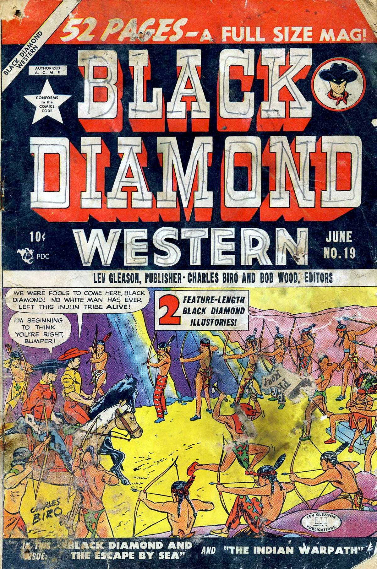 Black Diamond Western #19 cover