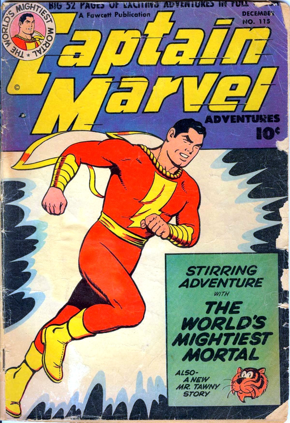 Captain Marvel Adventures #115 cover