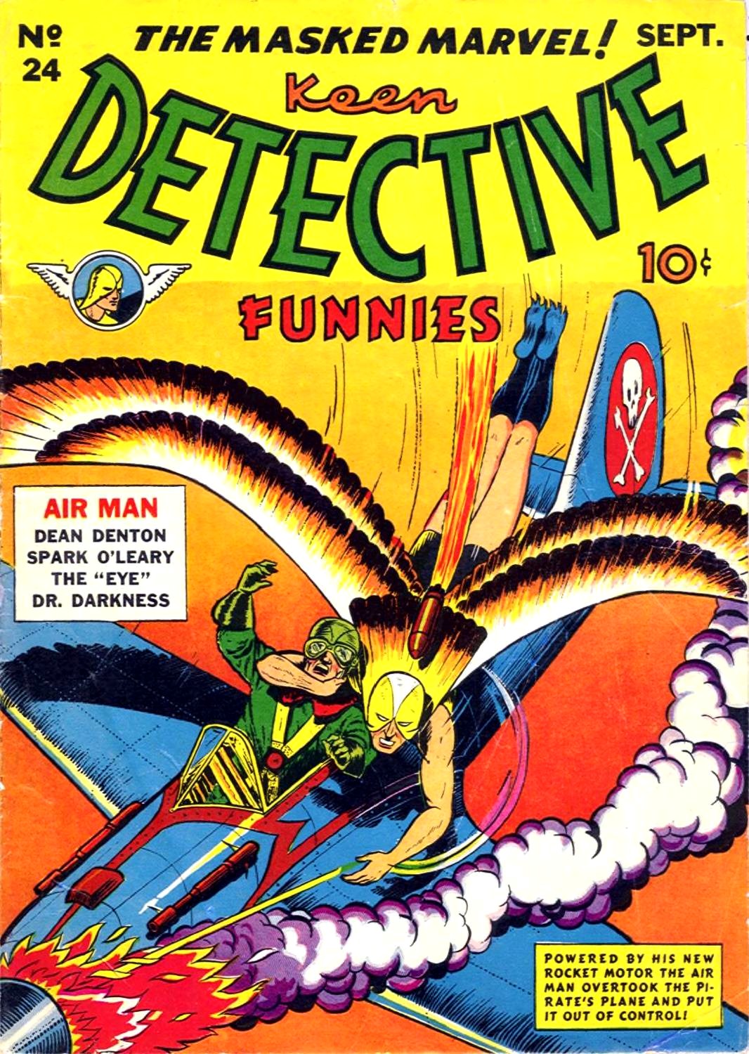 Keen Detective Funnies #24 cover