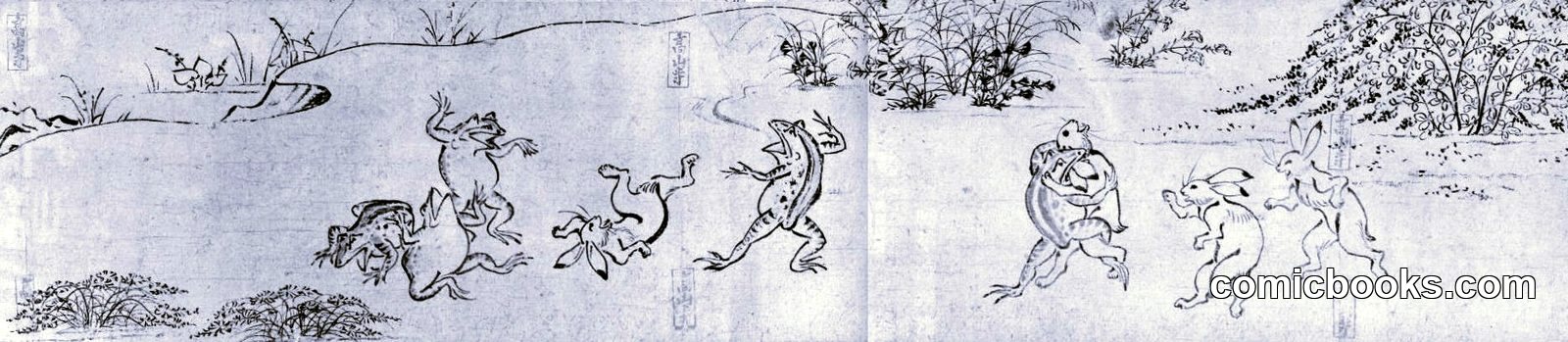 Chōjū-giga — animal contest