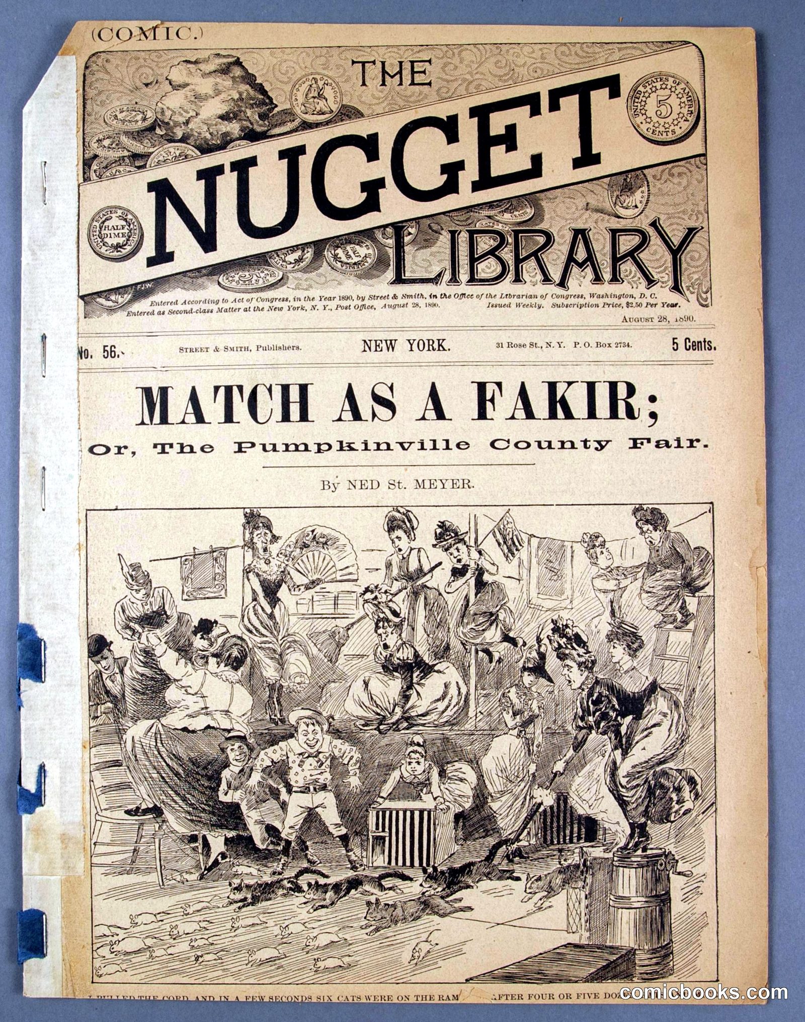 Match as a Fakir; or, The Pumpkinville County Fair by St. Meyer, Ned