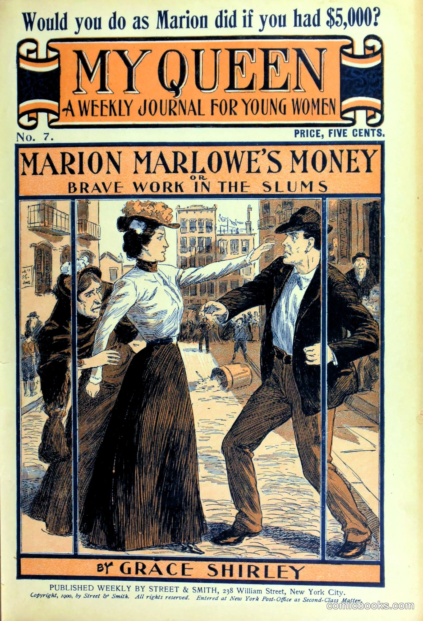 Marion Marlowe's Money, or, Brave Work in the Slums by Shirley, Grace
