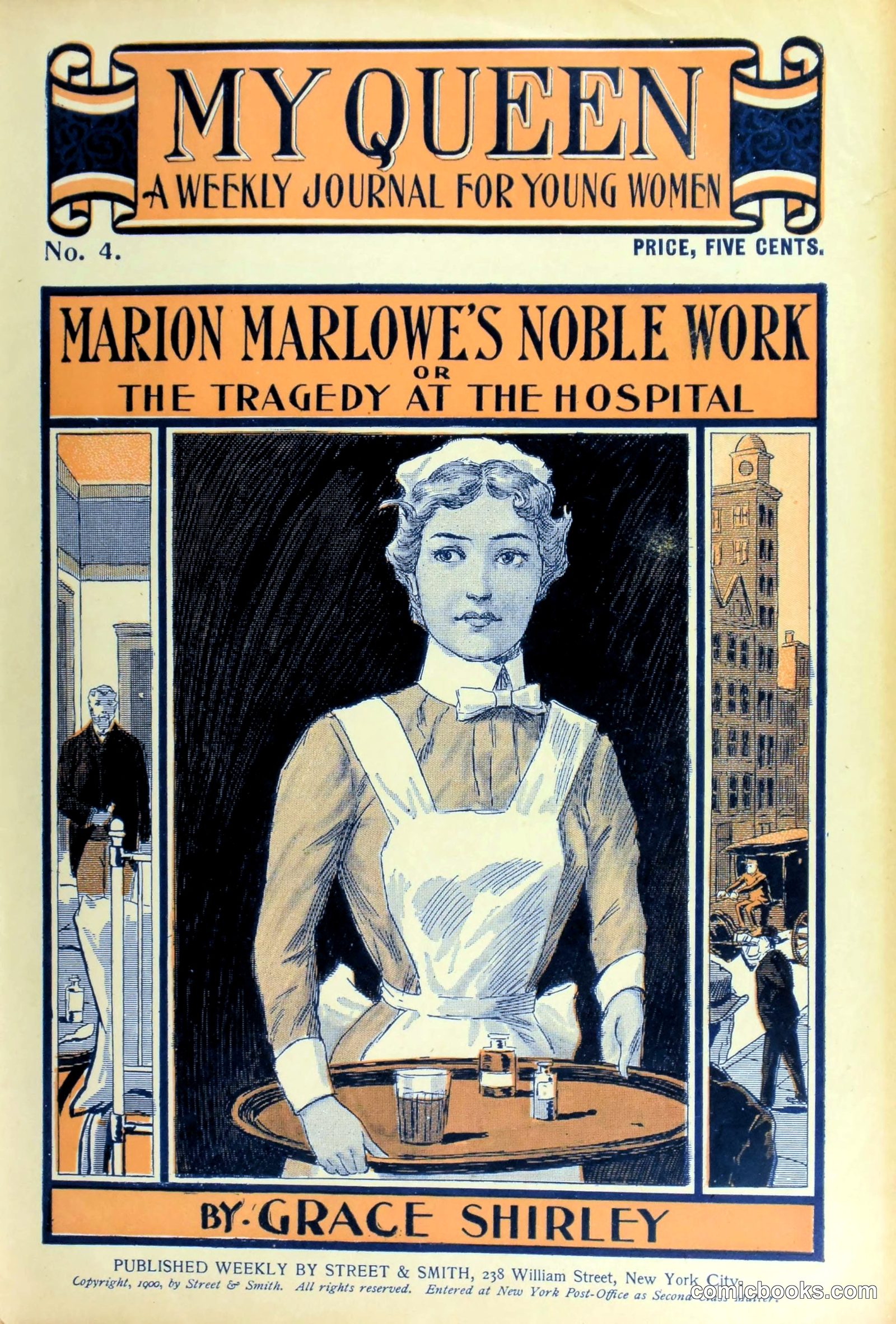 Marion Marlowe's Noble Work, or, The Tragedy at the Hospital by Shirley, Grace
