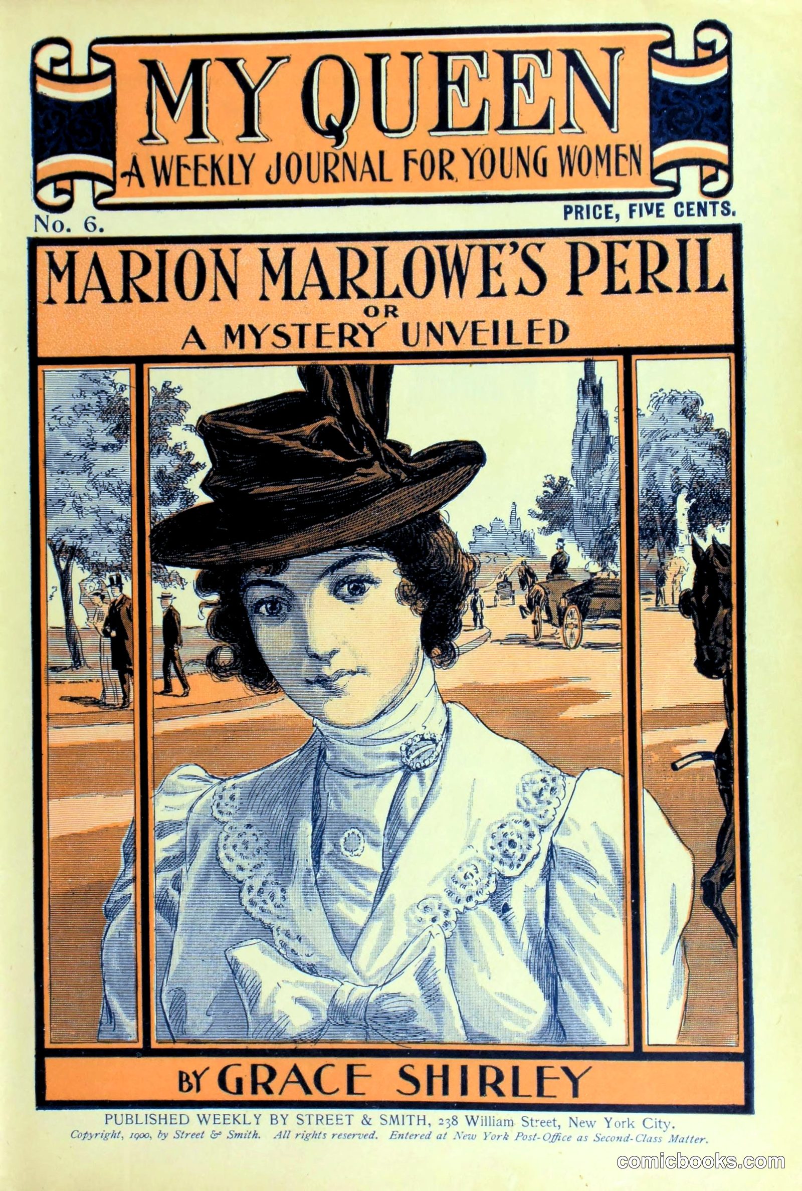 Marion Marlowe's Peril, or, A Mystery Unveiled by Shirley, Grace