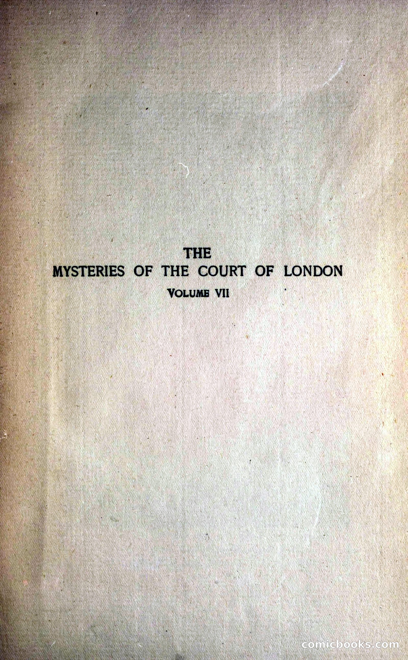 The Mysteries of the Court of London by Reynolds, George W. M. (George William MacArthur), 1814-1879