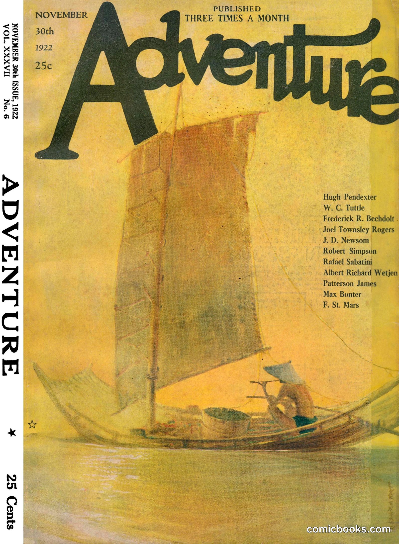 Adventure Magazine, November 30, 1922