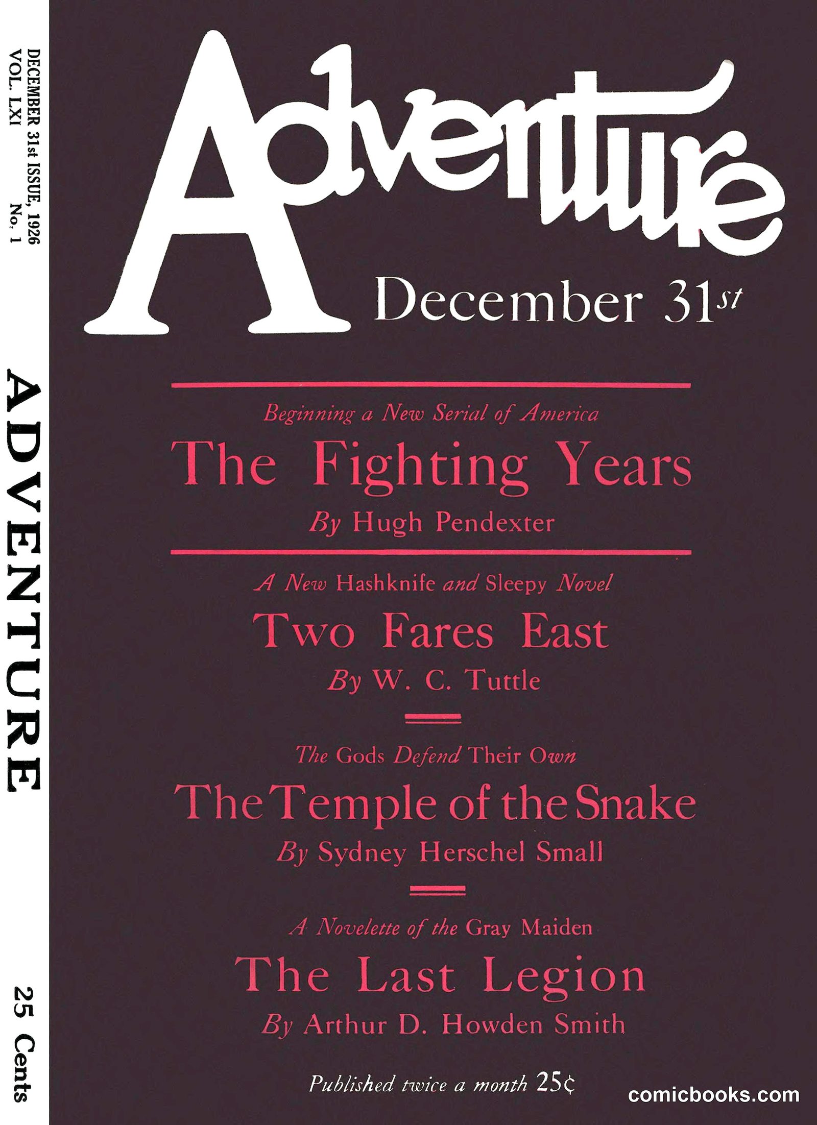Adventure Magazine Cover
