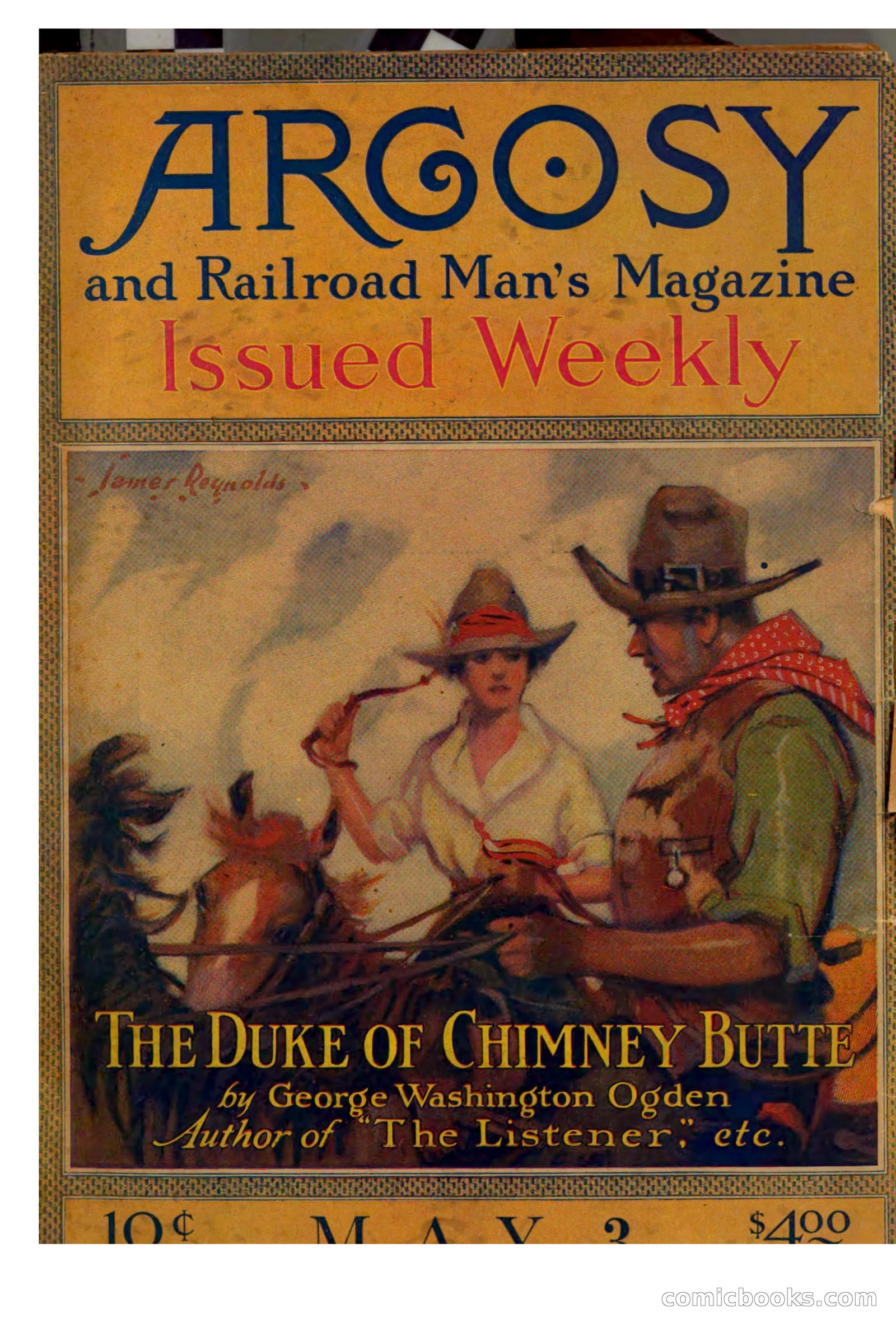 Argosy and Railroad Man's Magazine, Vol. 107 No. 3