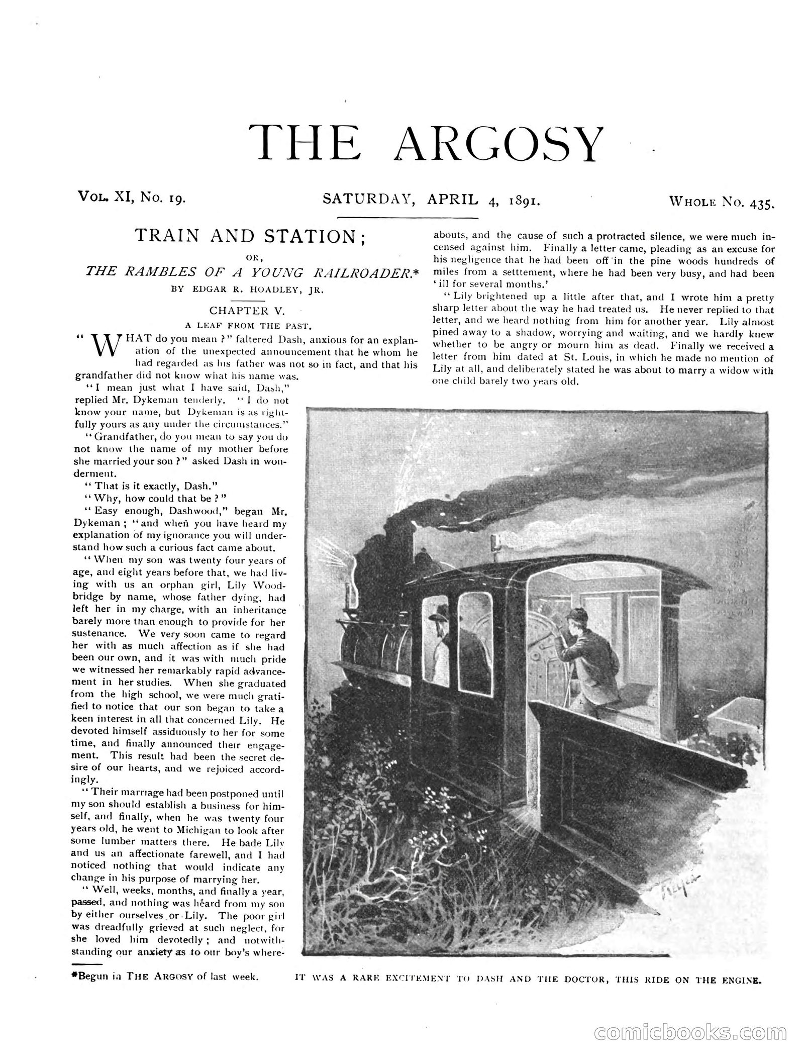 The Argosy, Vol. XI No. 19