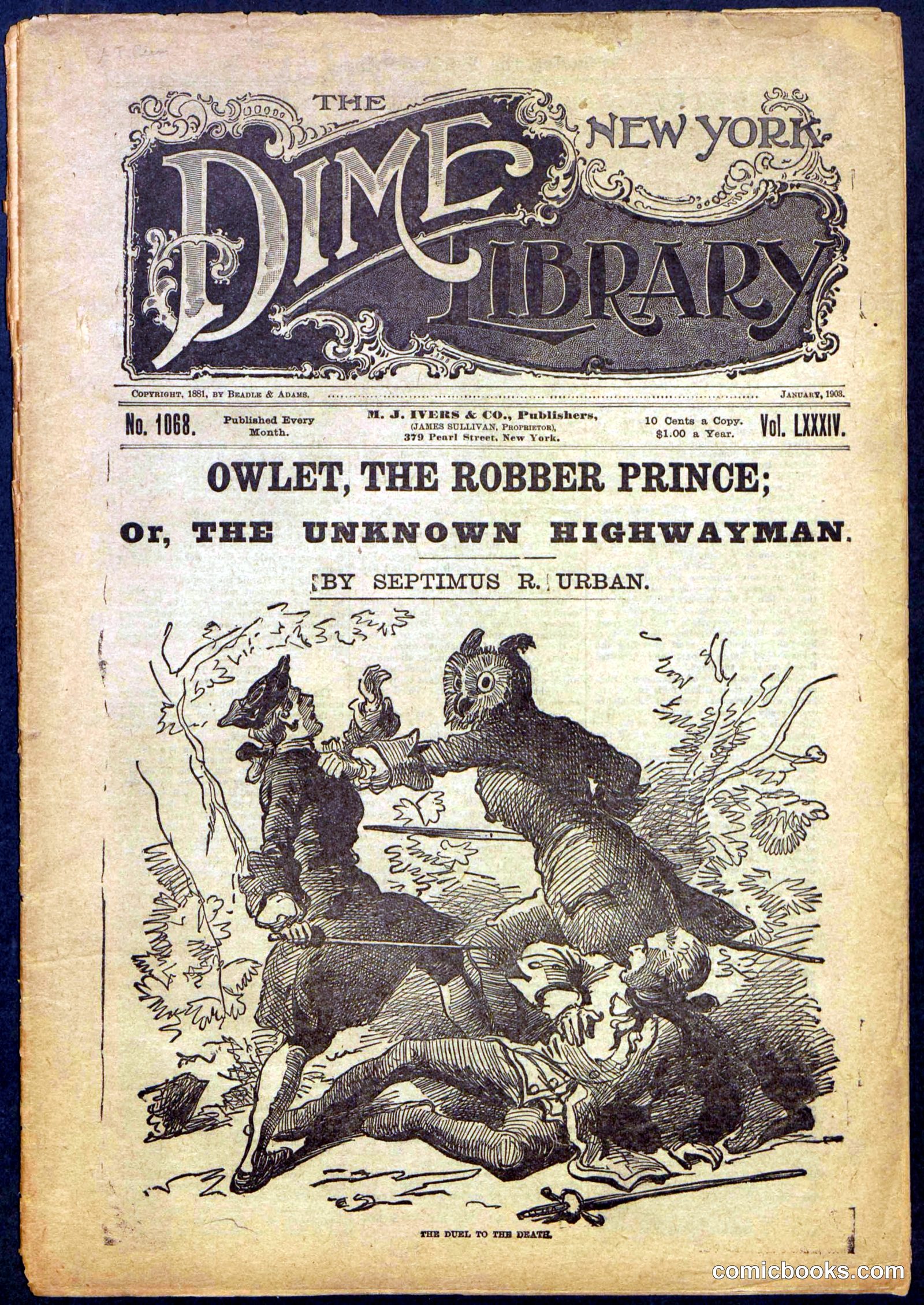 Owlet, the Robber Prince; or, The Unknown Highwayman