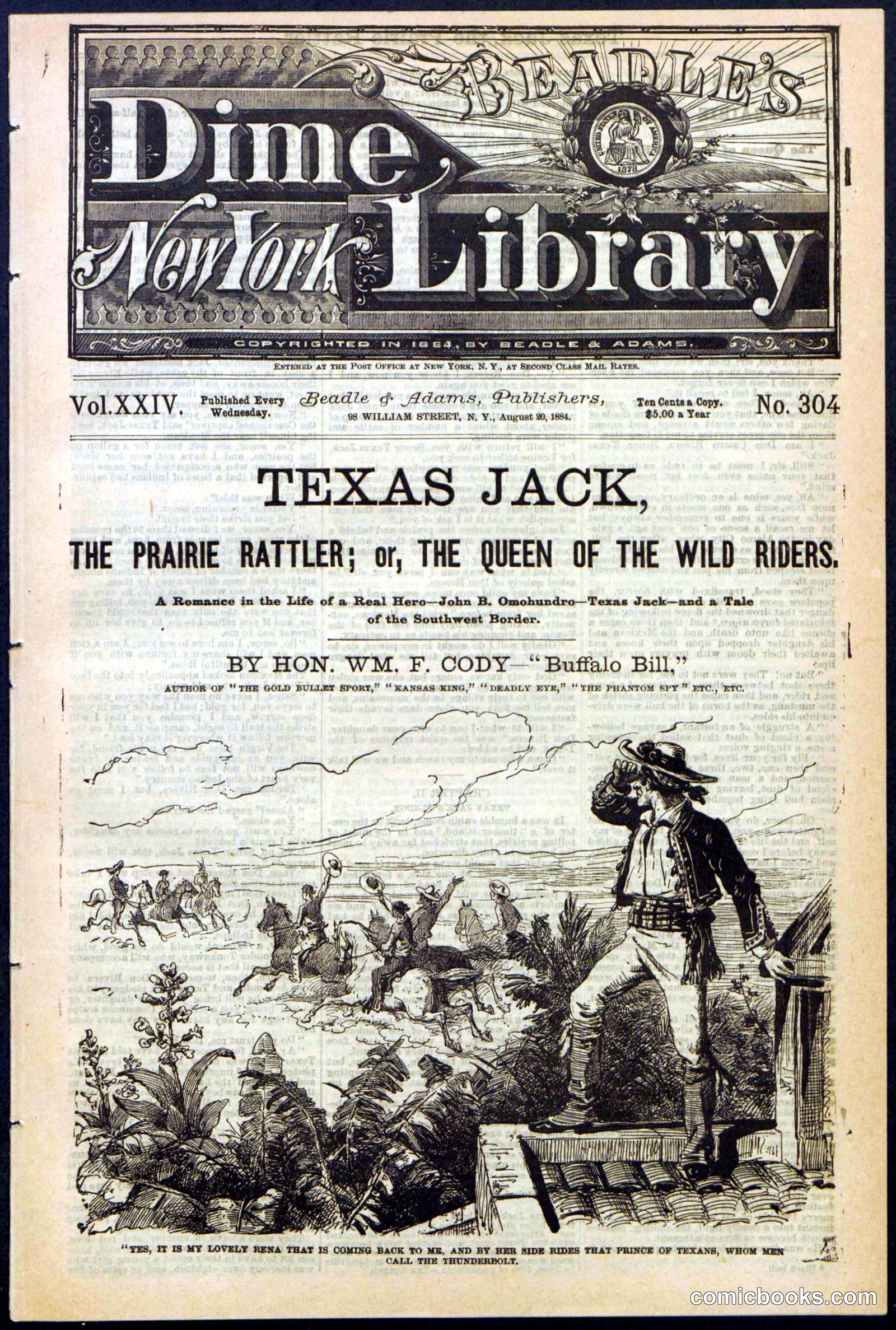 Texas Jack, the Prairie Rattler; or, The Queen of the Wild Riders