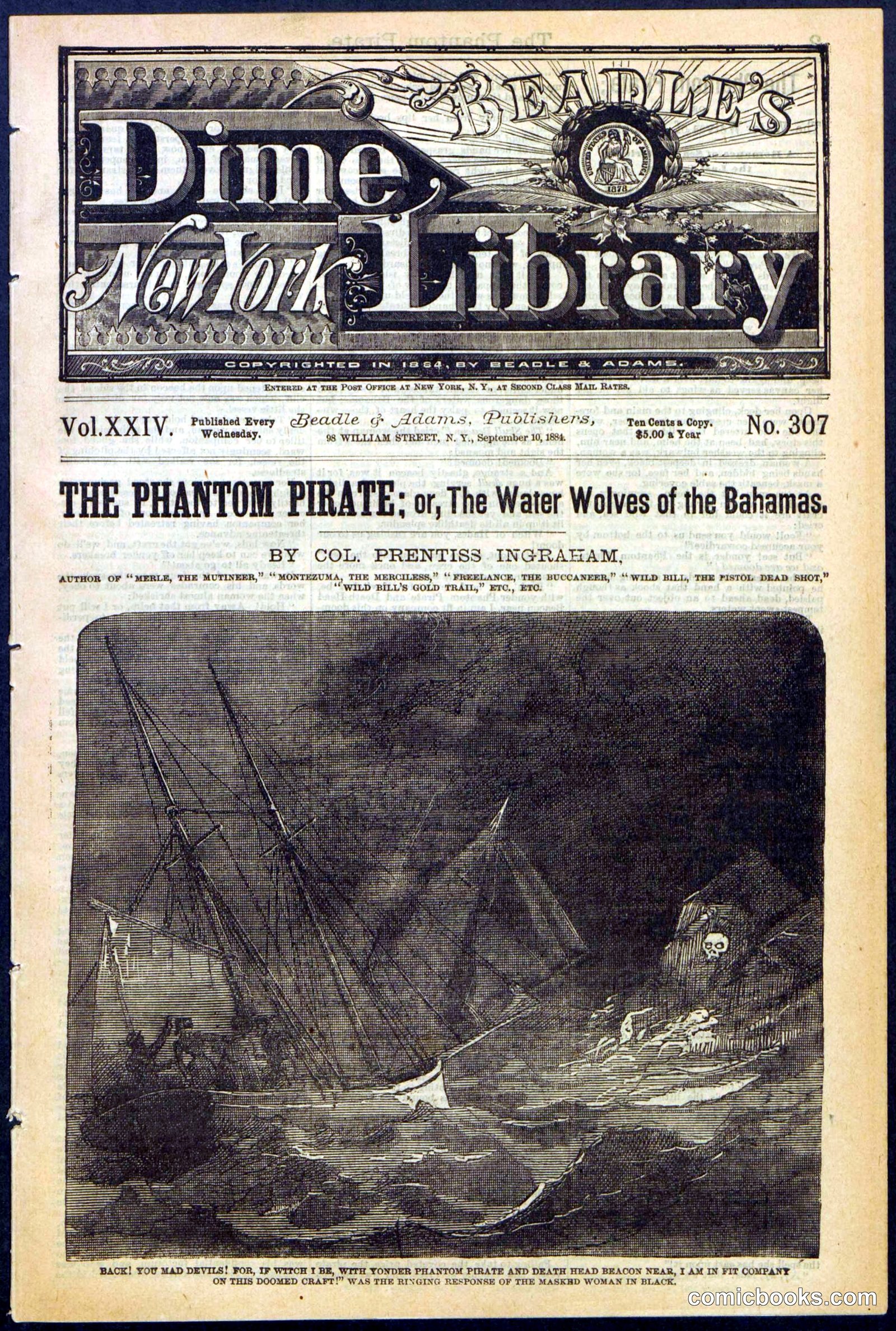 Beadle's Dime Library No. 307