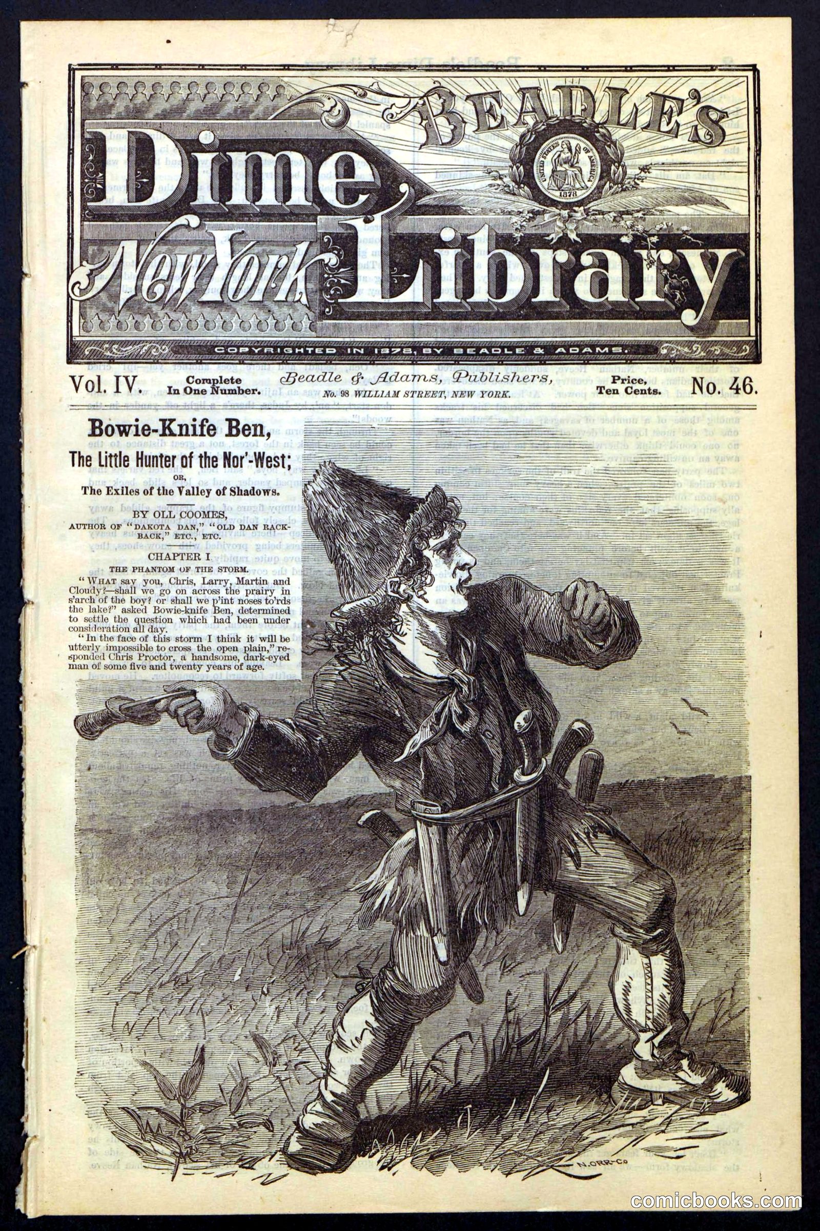 Beadle's New York Dime Library, Vol. IV, No. 46