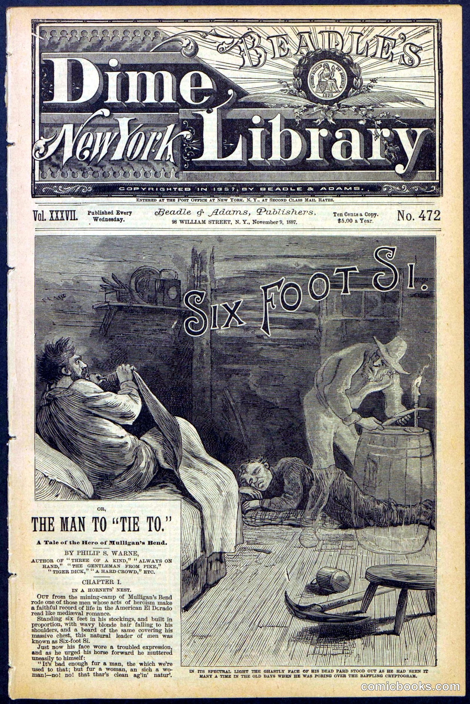 Beadle's New York Dime Library, No. 472