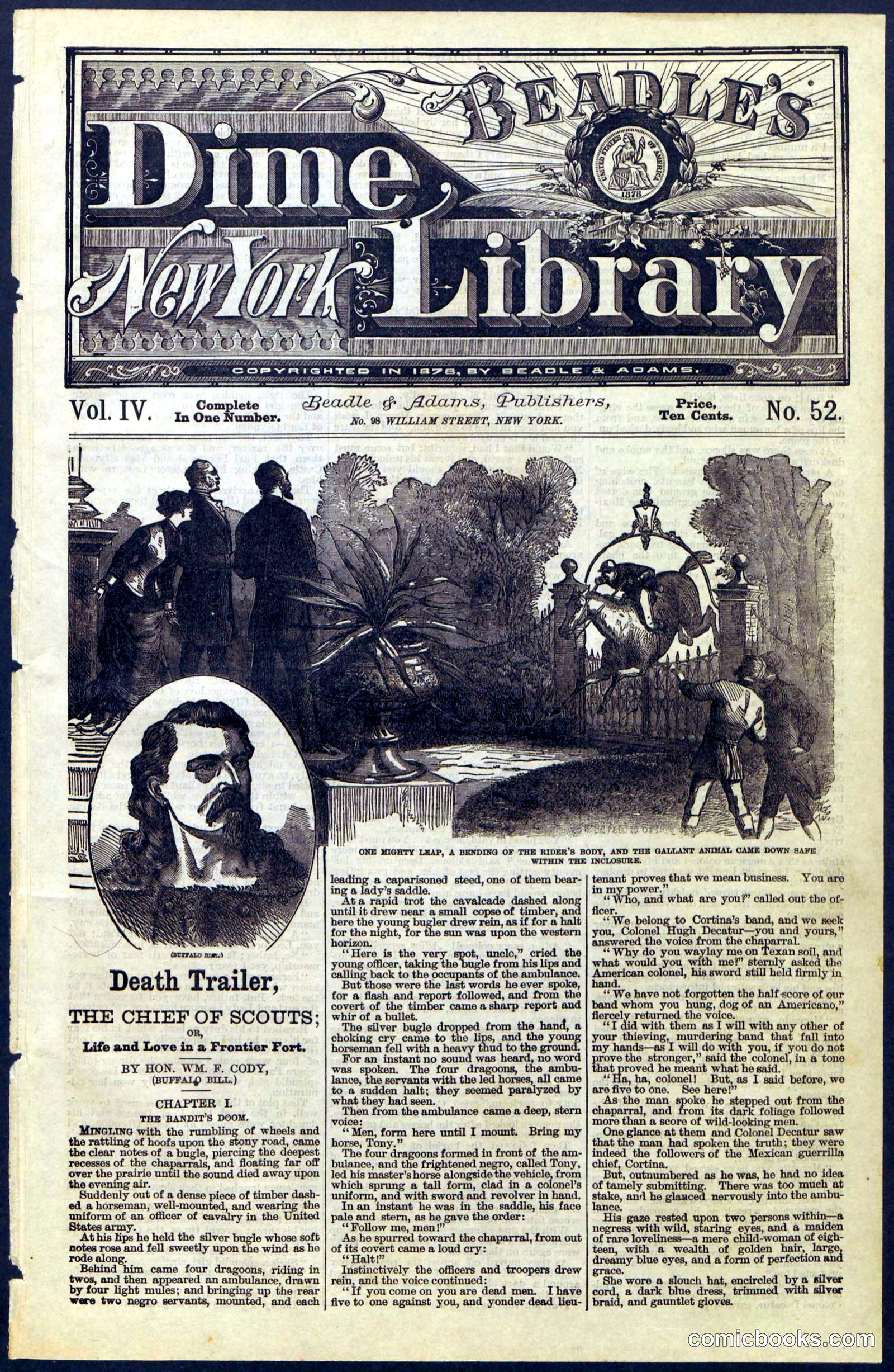 Beadle's Dime Library No. 52