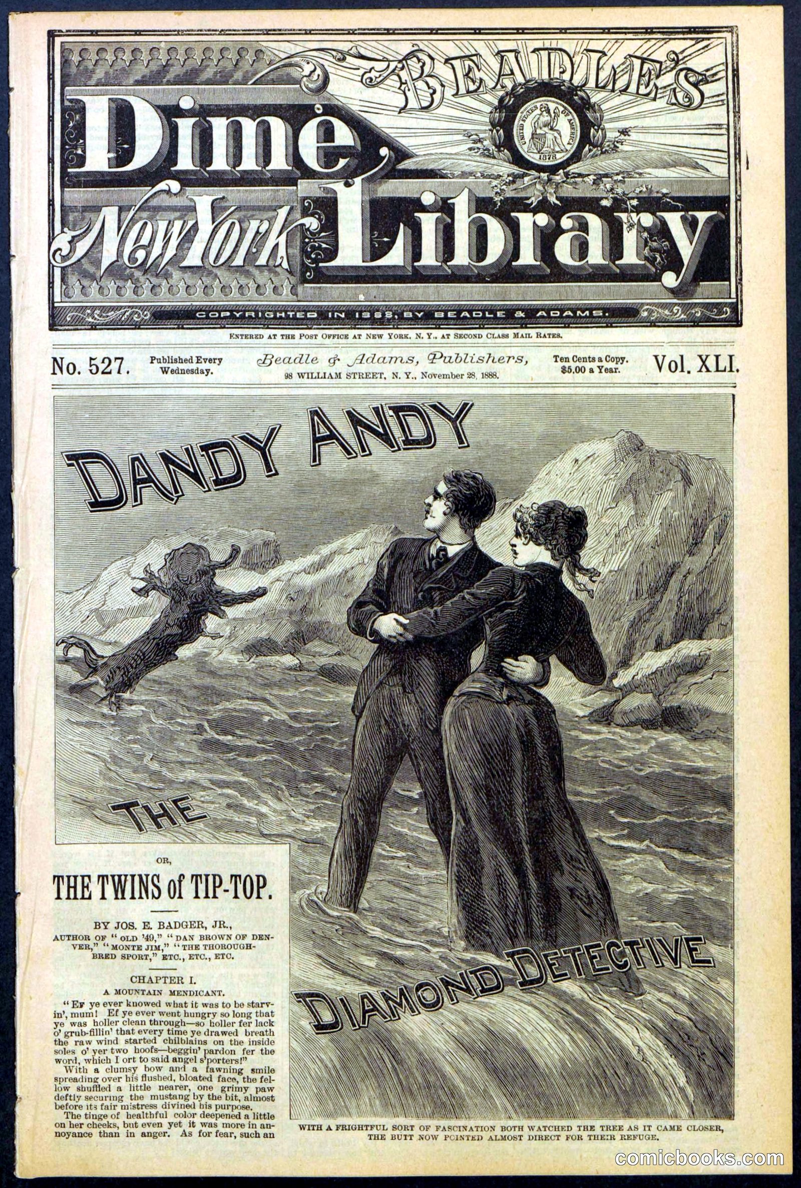 Beadle's Dime Library No. 527