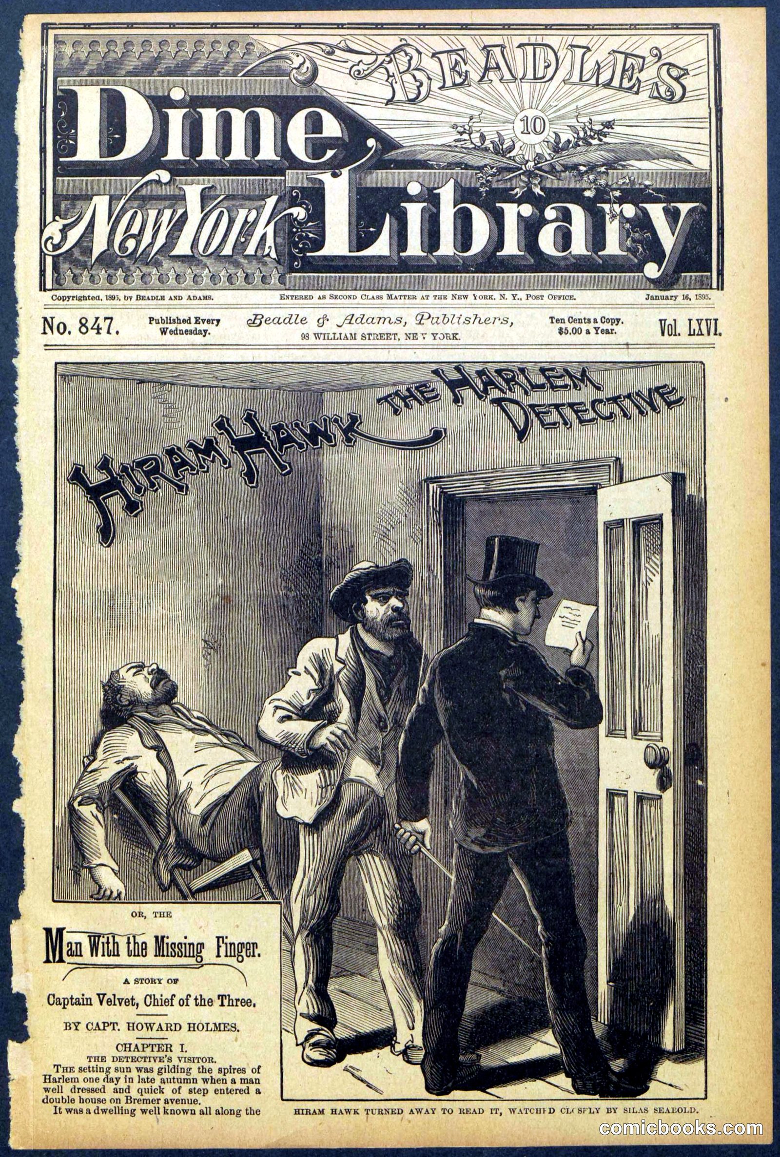 Beadle's Dime Library, No. 847