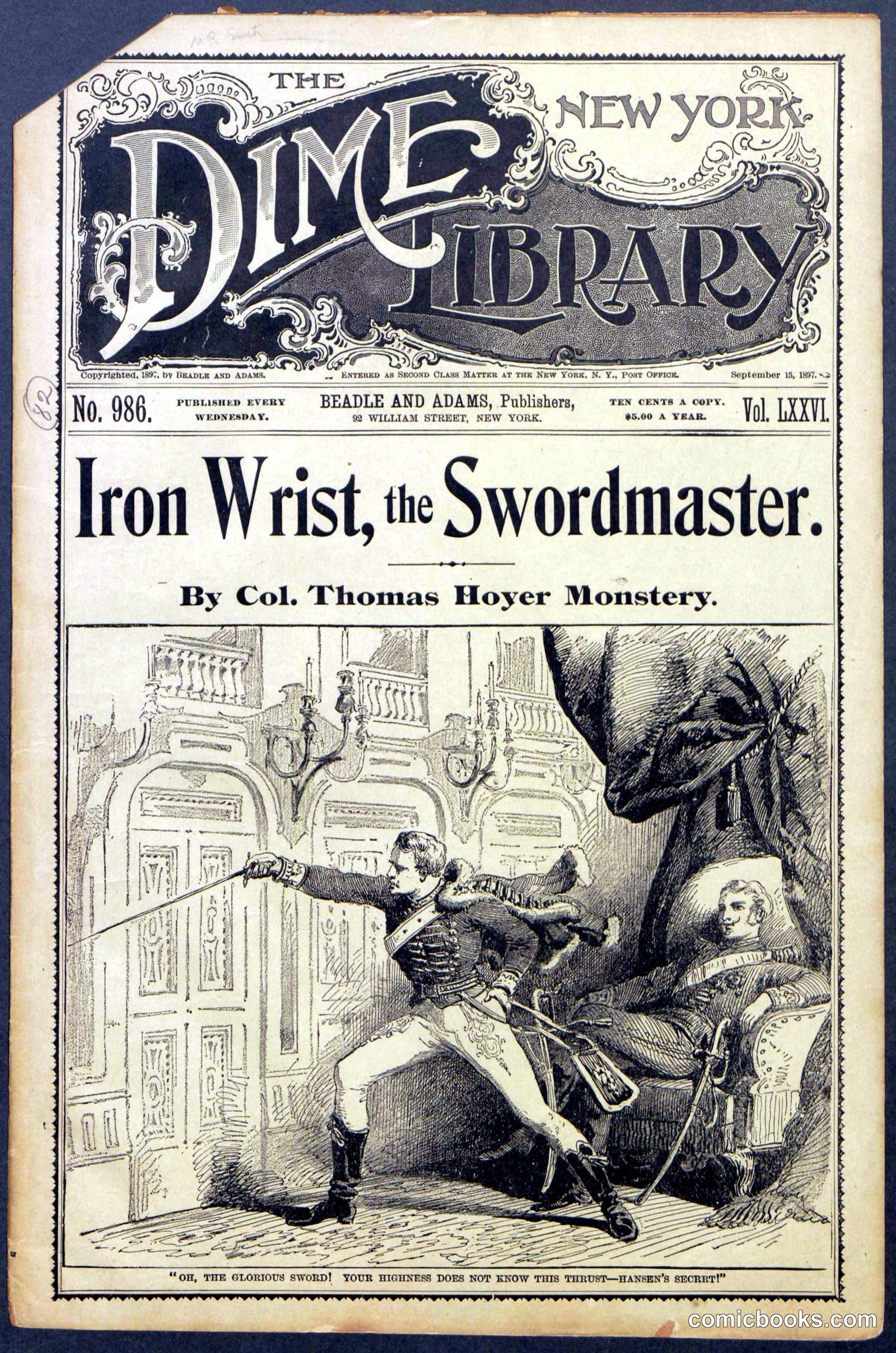 Iron Wrist, the Swordmaster