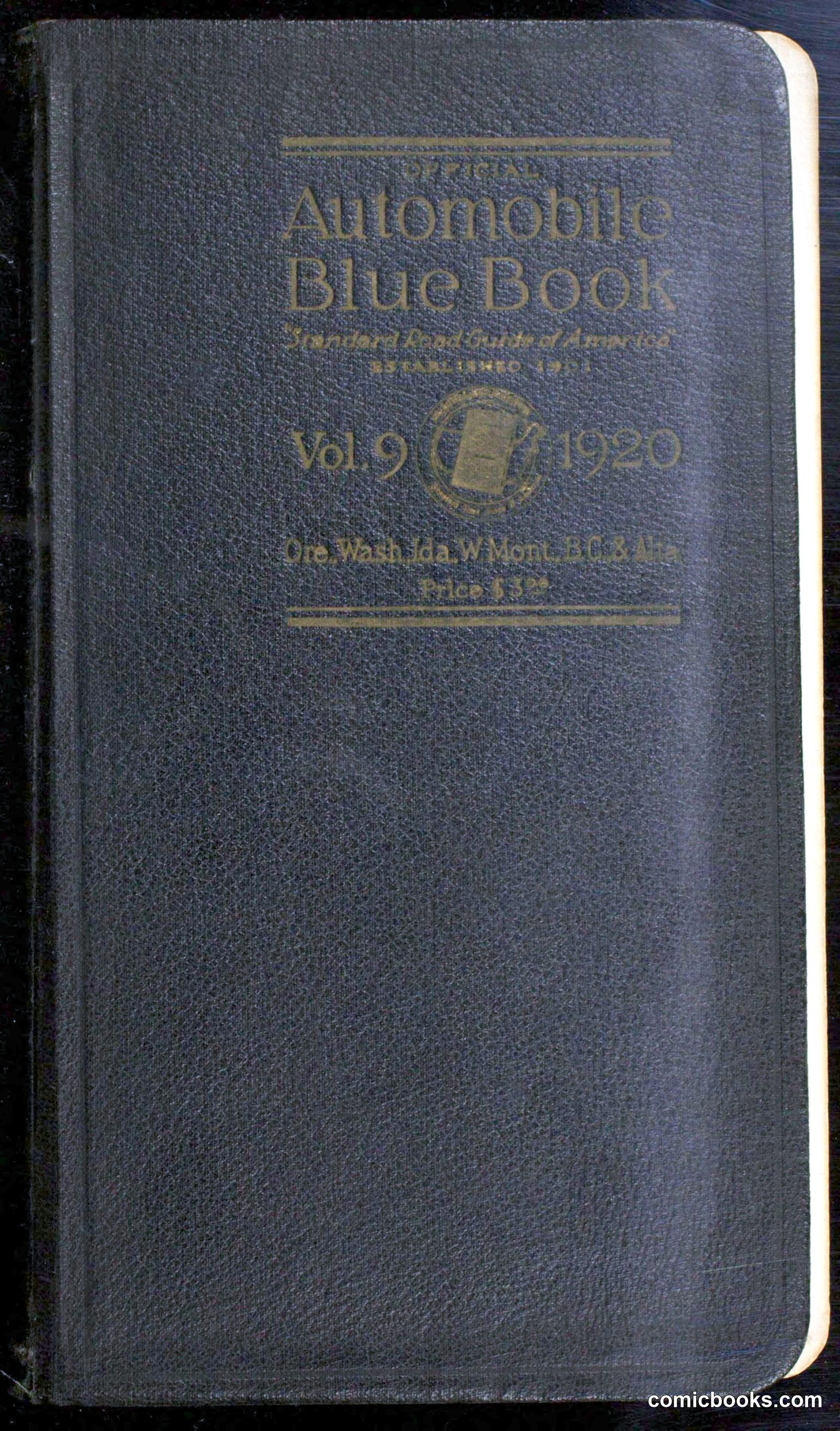 Official Automobile Blue Book, Volume 9