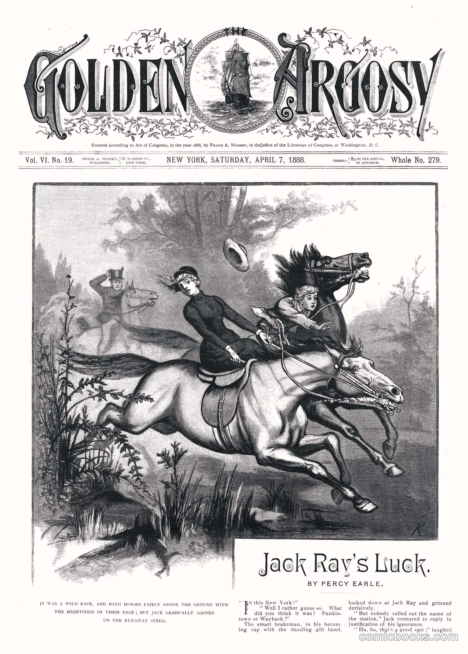 Golden Argosy, Vol. VI No. 19