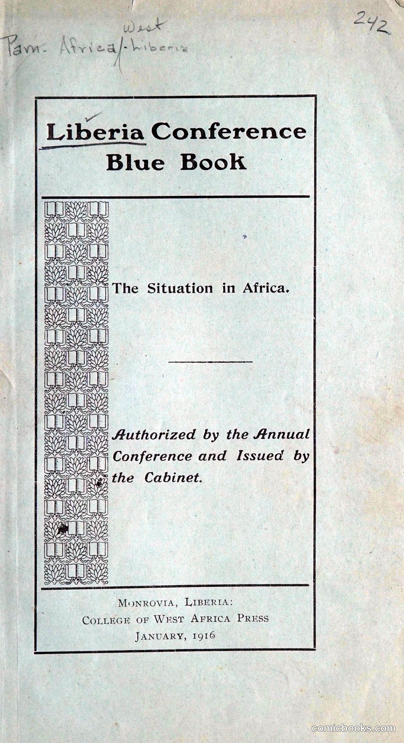 Liberia Conference Blue Book