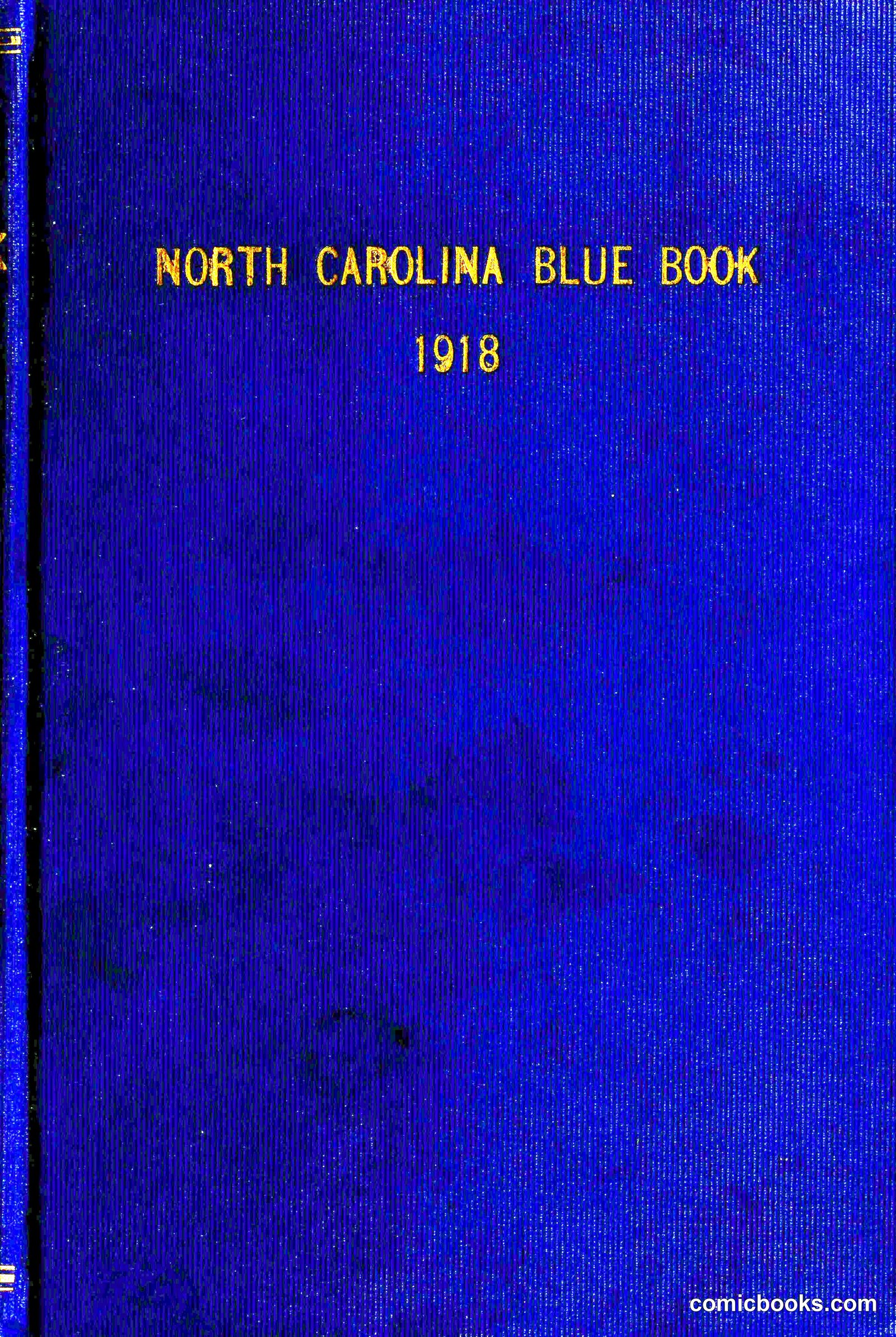 North Carolina Blue Book