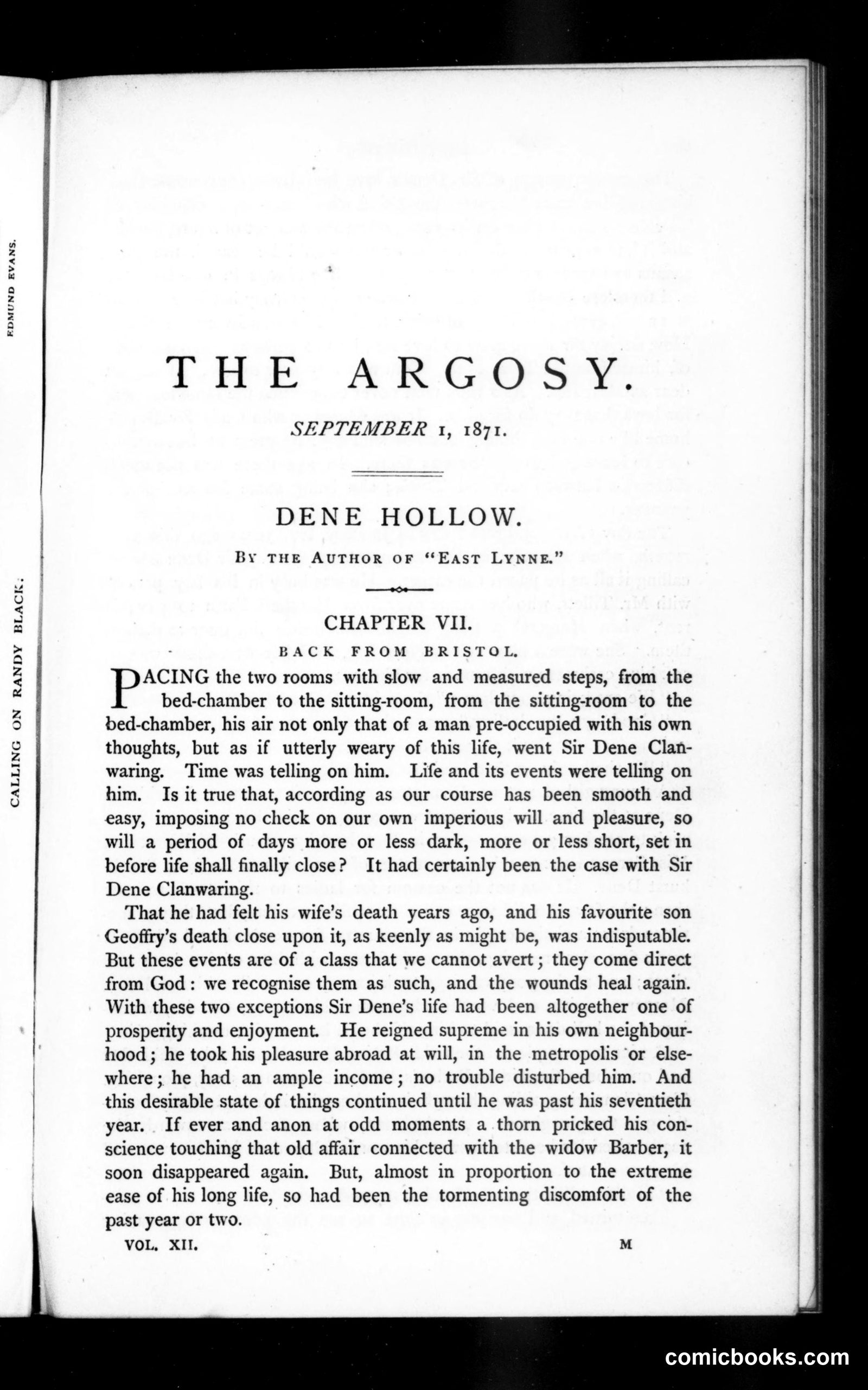 The Argosy, Vol. XII, September 1, 1871