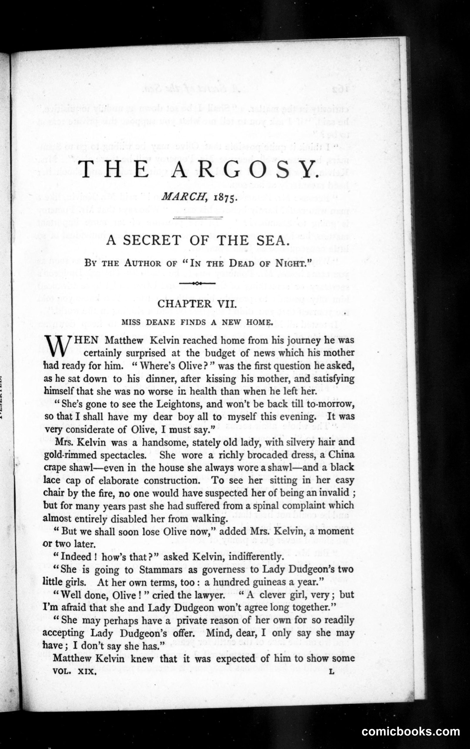 The Argosy, Vol. XIX, March 1875
