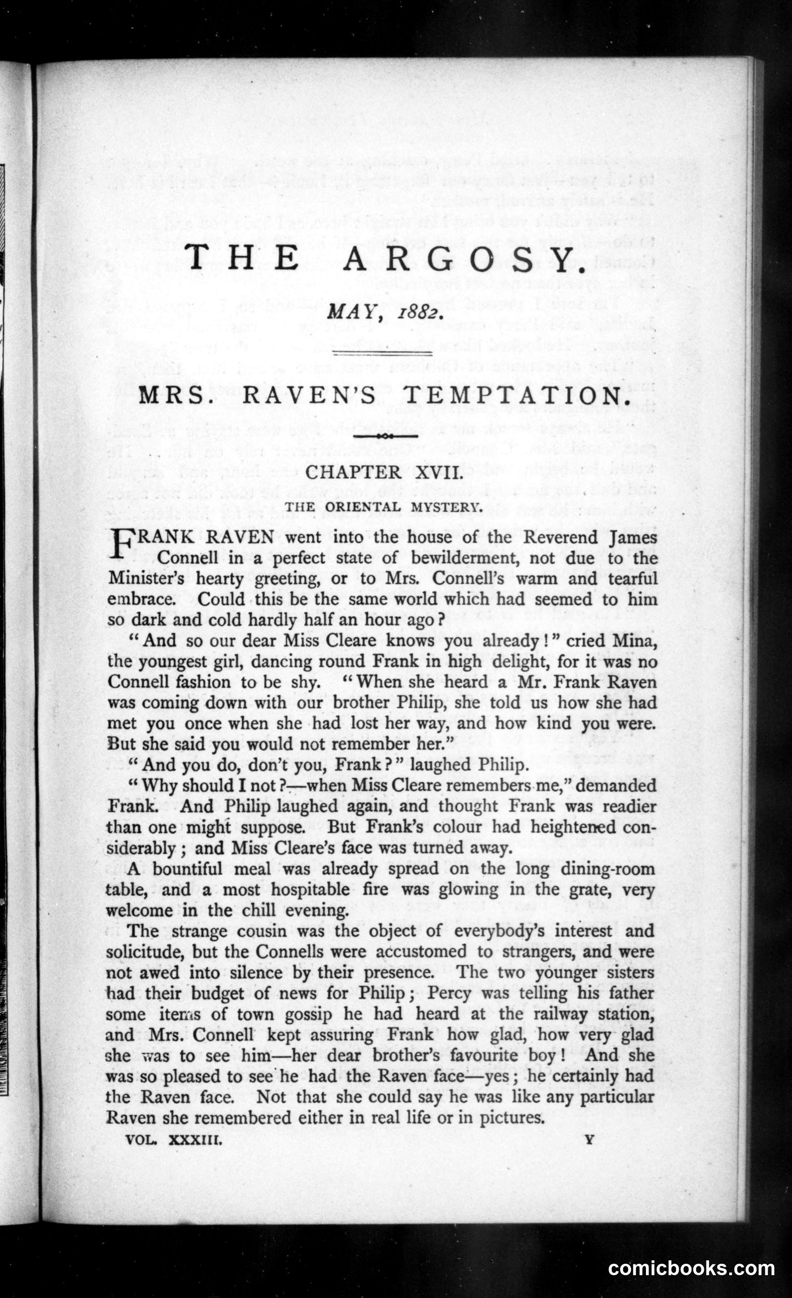 The Argosy, Vol. 33