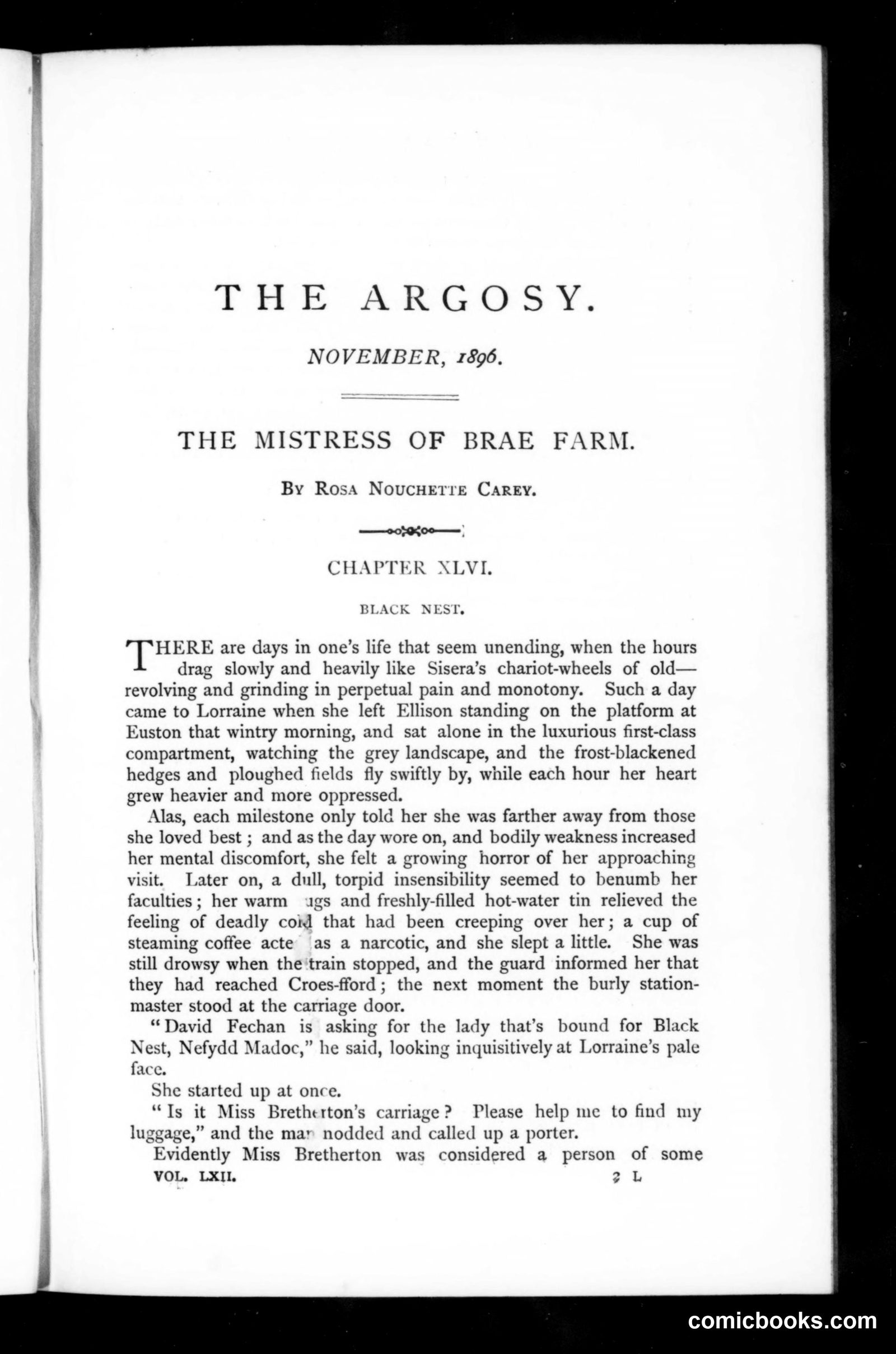 The Argosy, Vol. 62