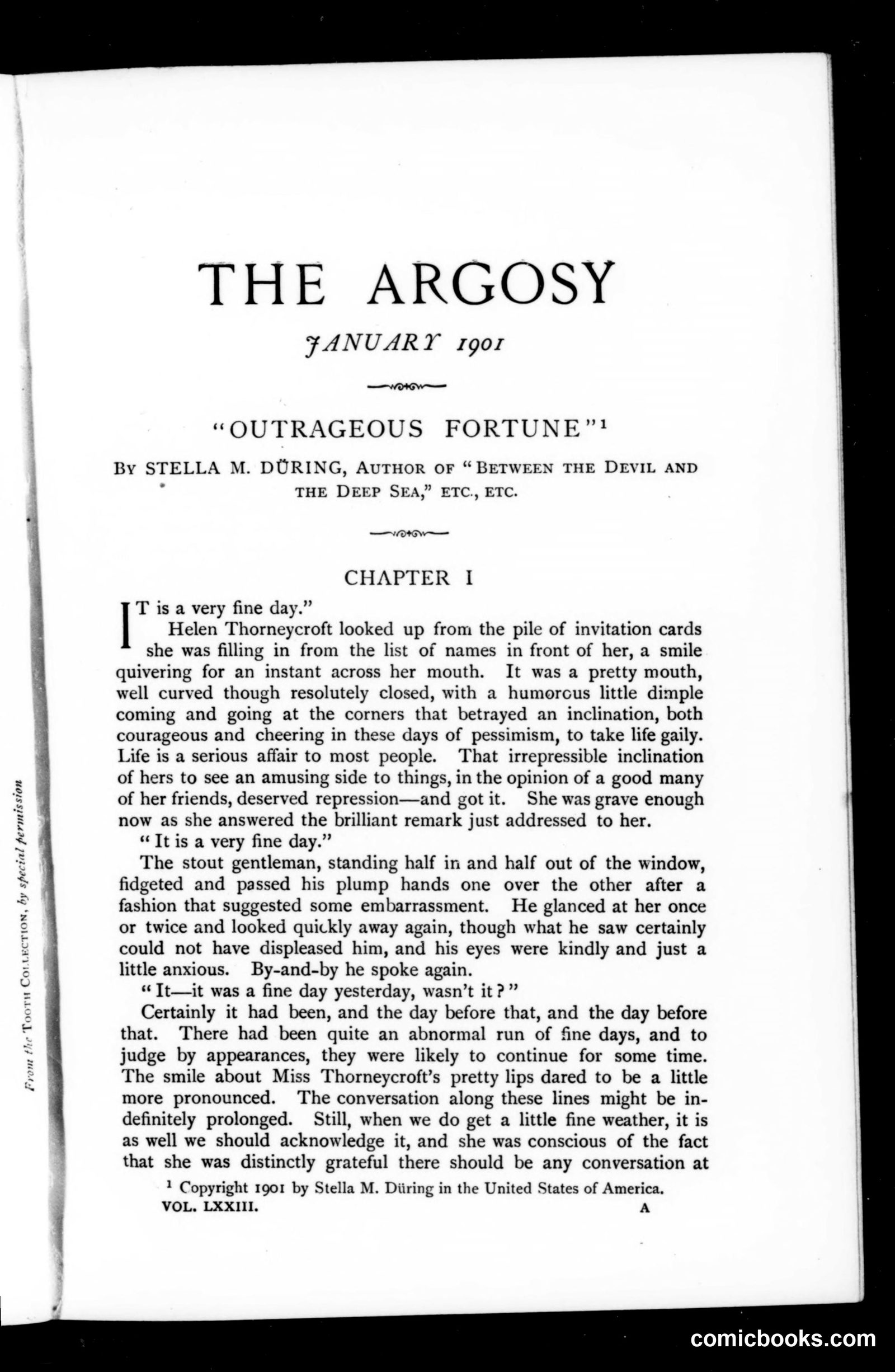 The Argosy, Vol. 73