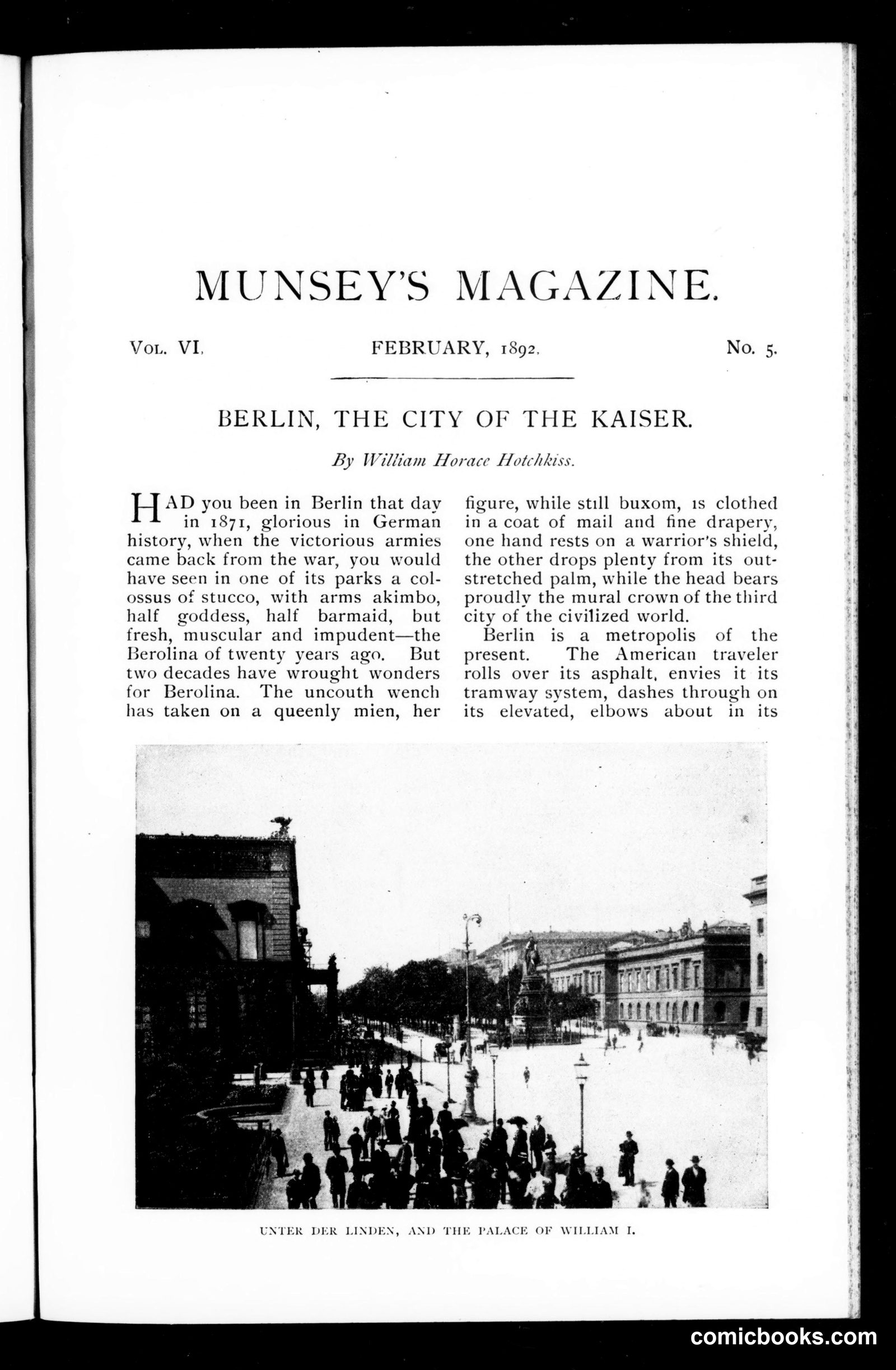 Munsey's Magazine, February 1892