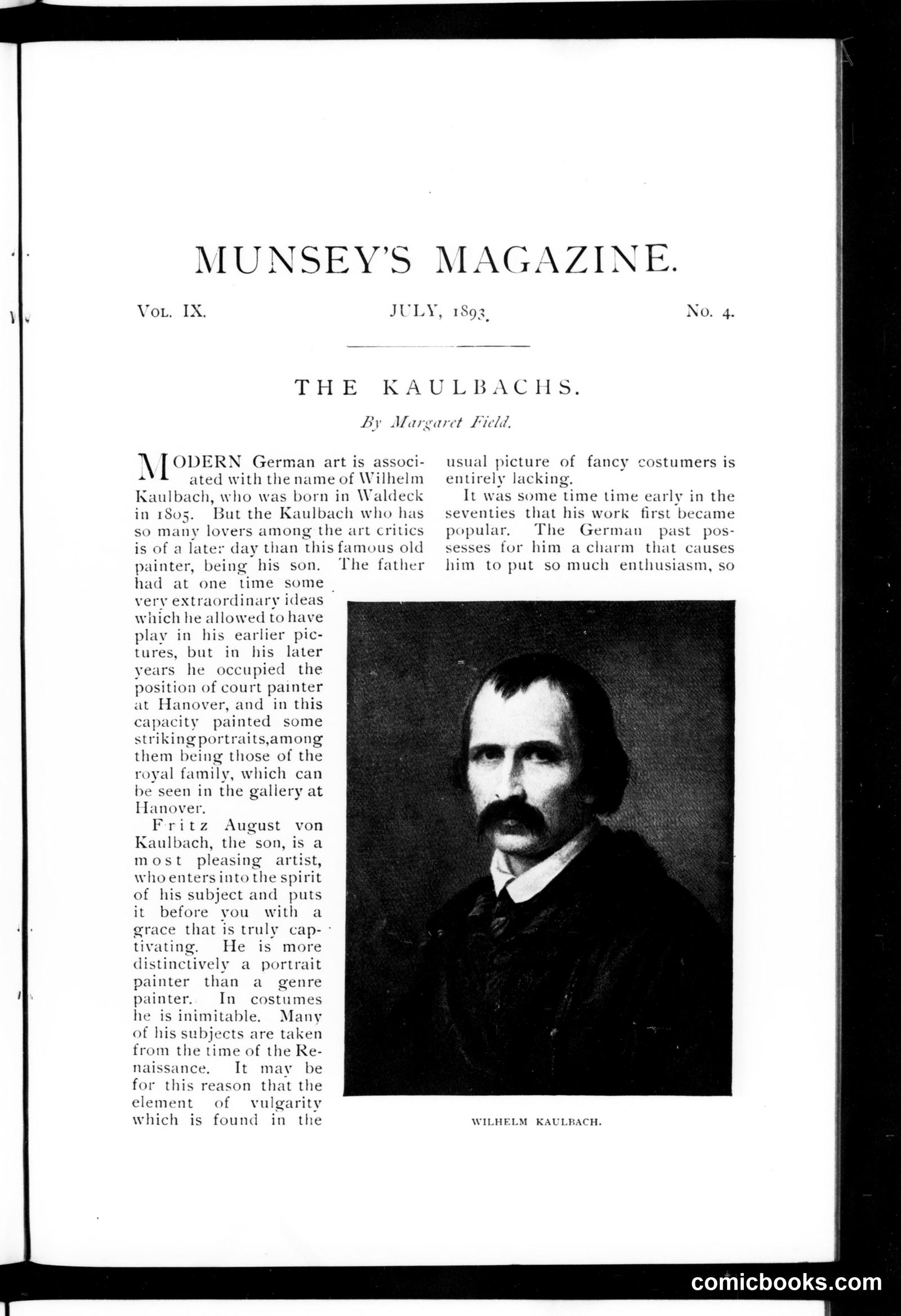 Munsey's Magazine, July 1893