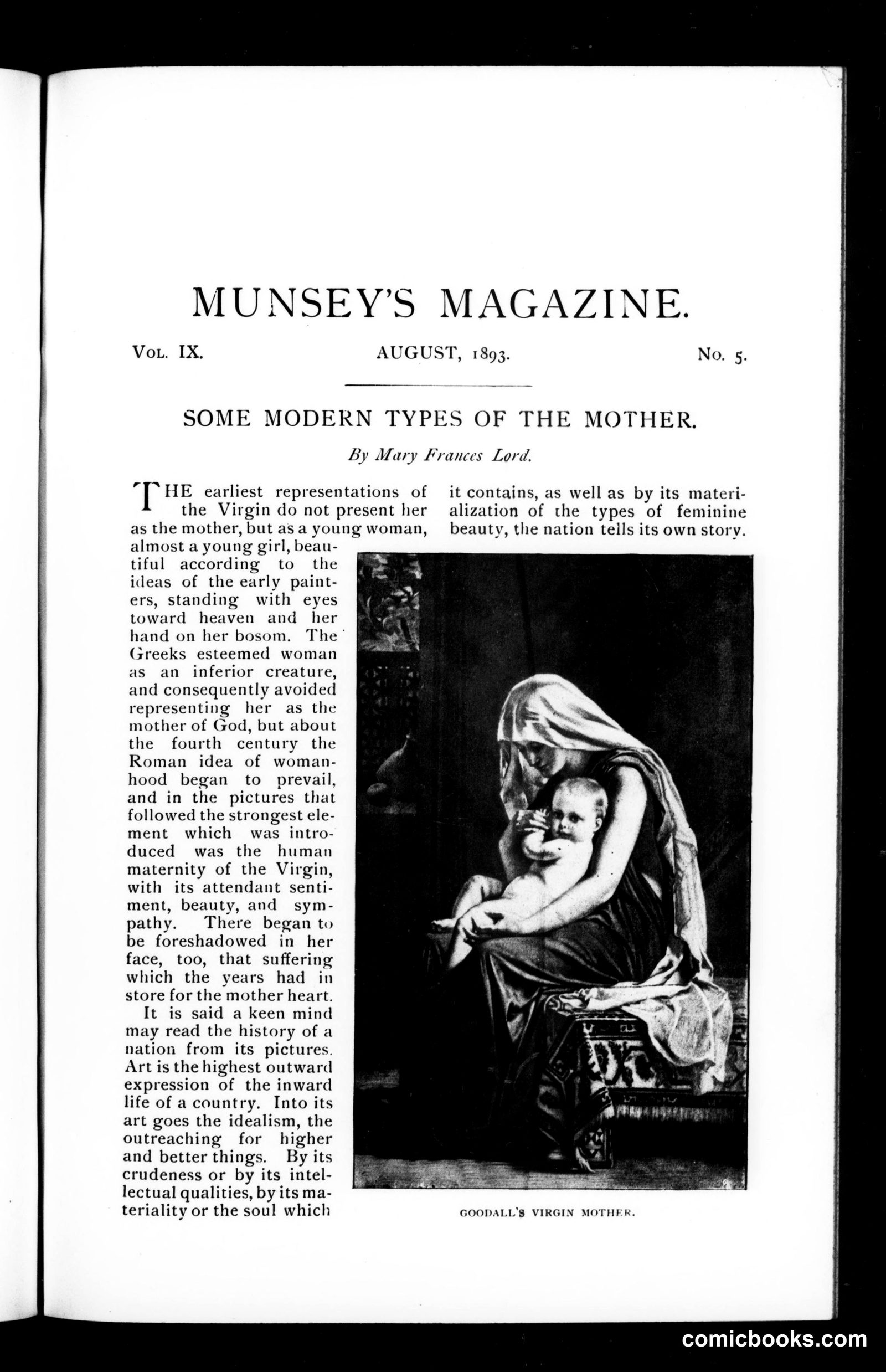 Munsey's Magazine, August 1893