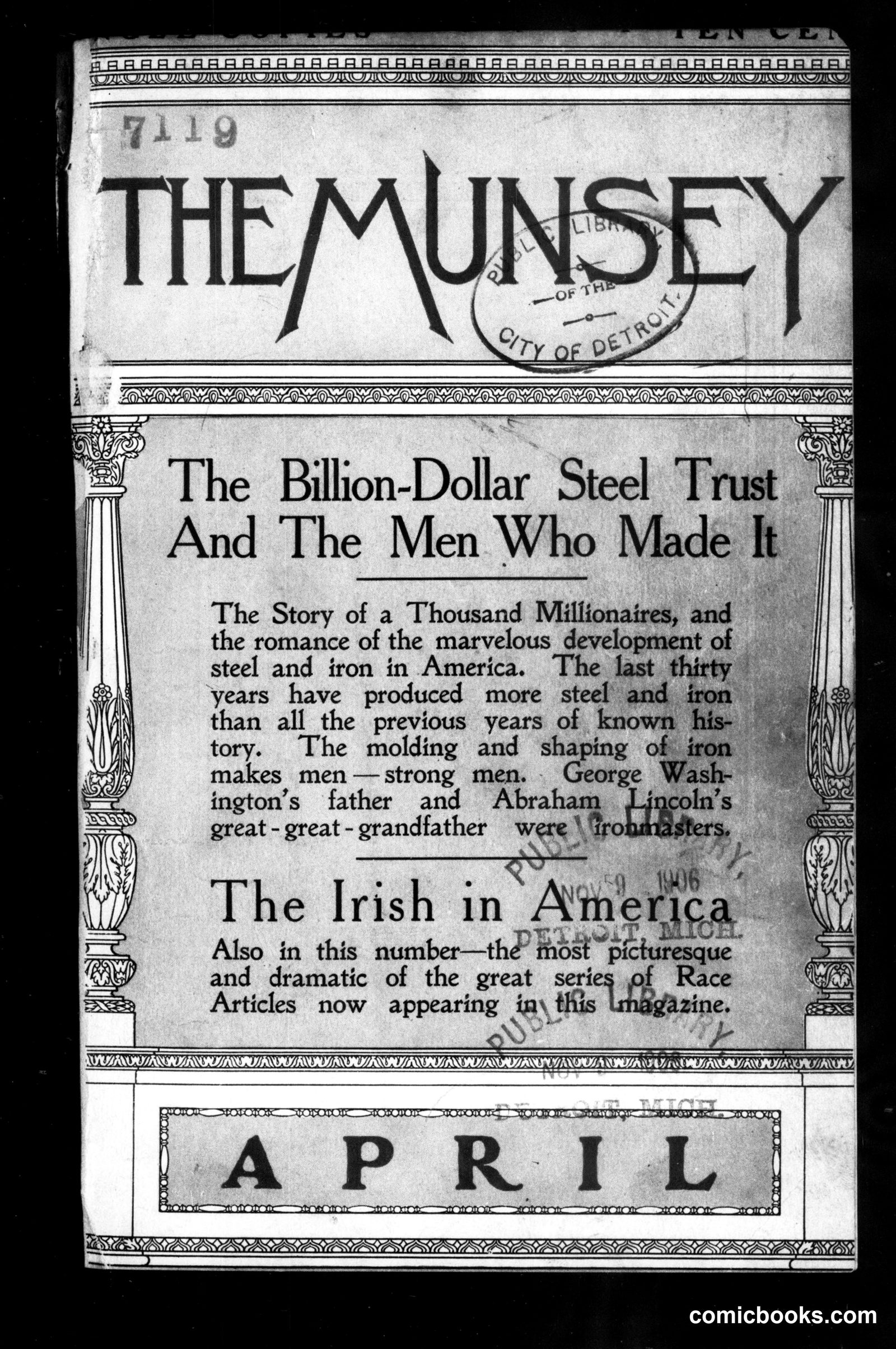 Munsey's Magazine, April 1906