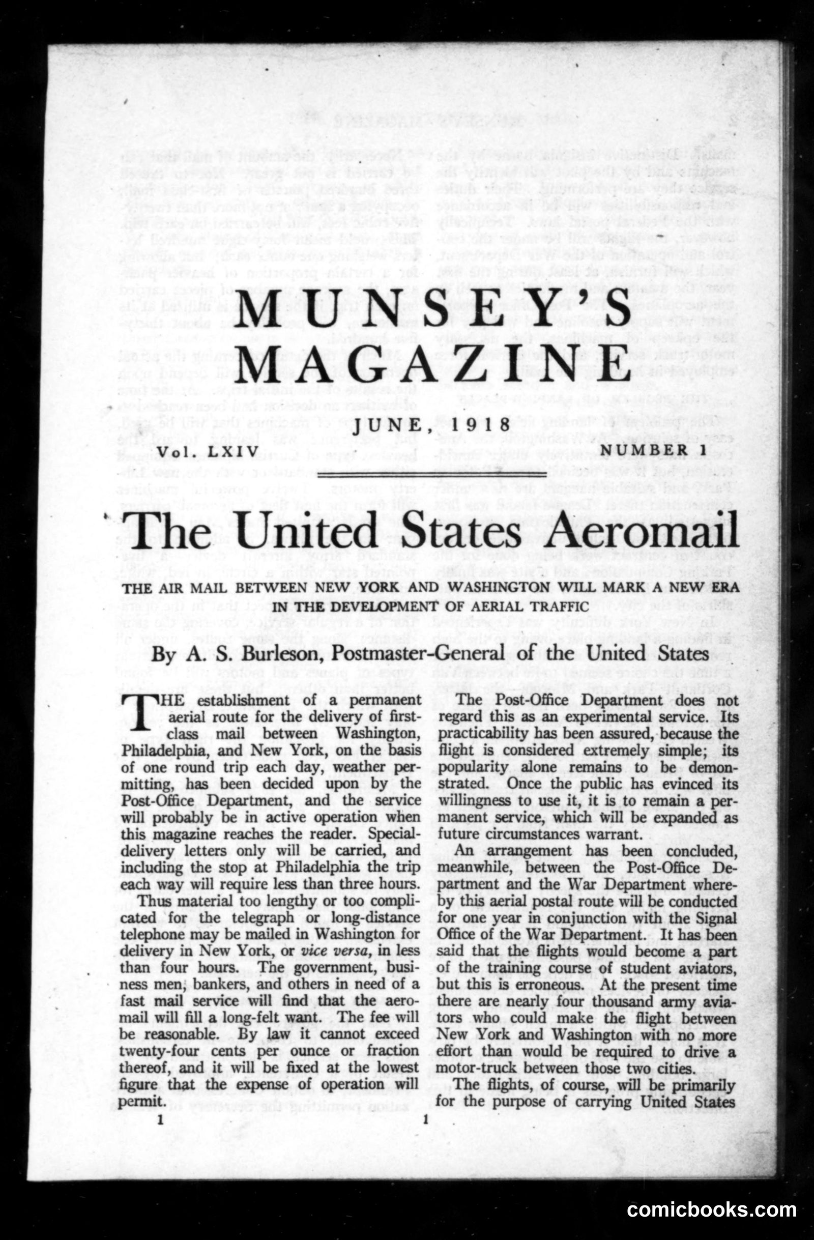 Munsey's Magazine, June 1918