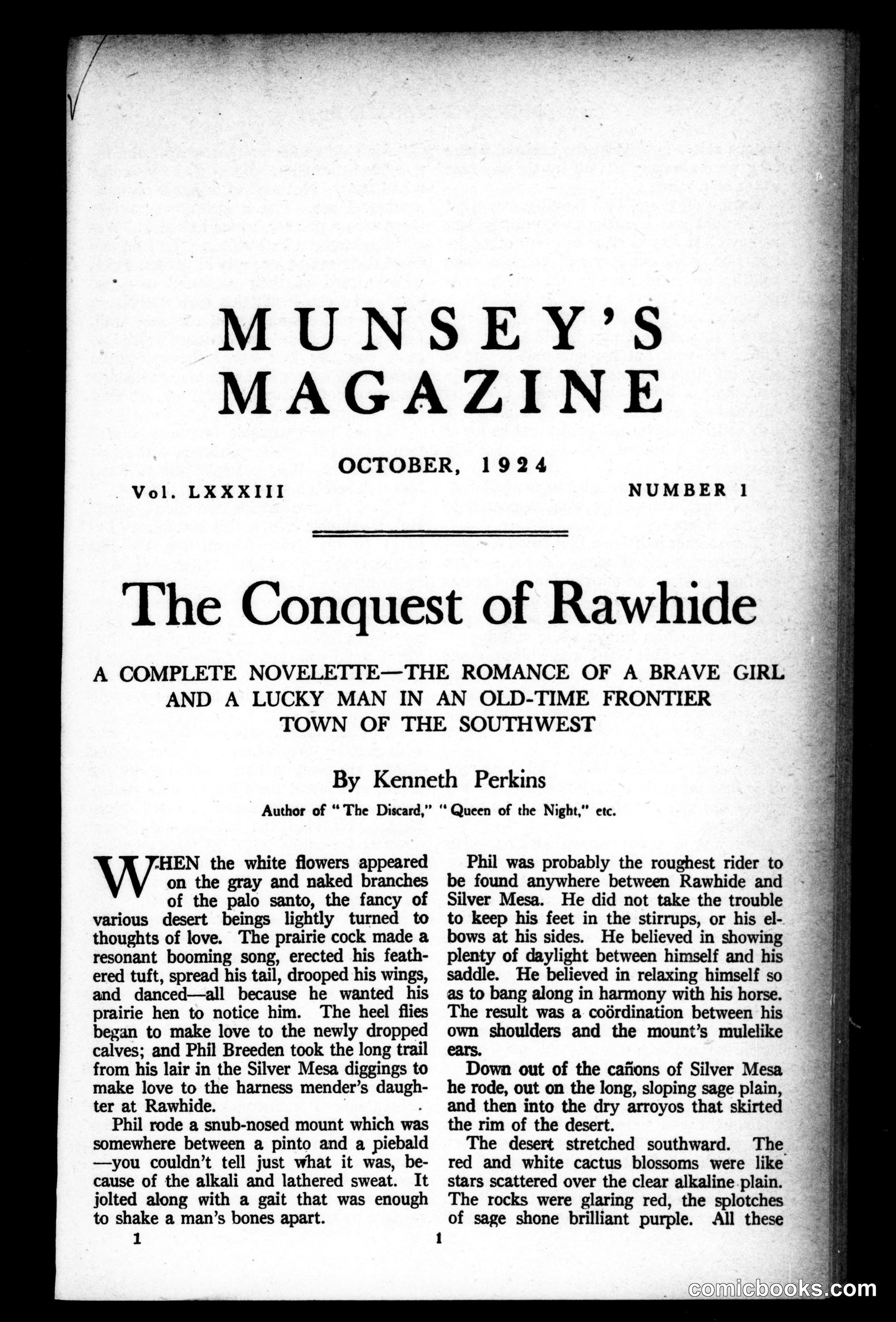 Munsey's Magazine, October 1924